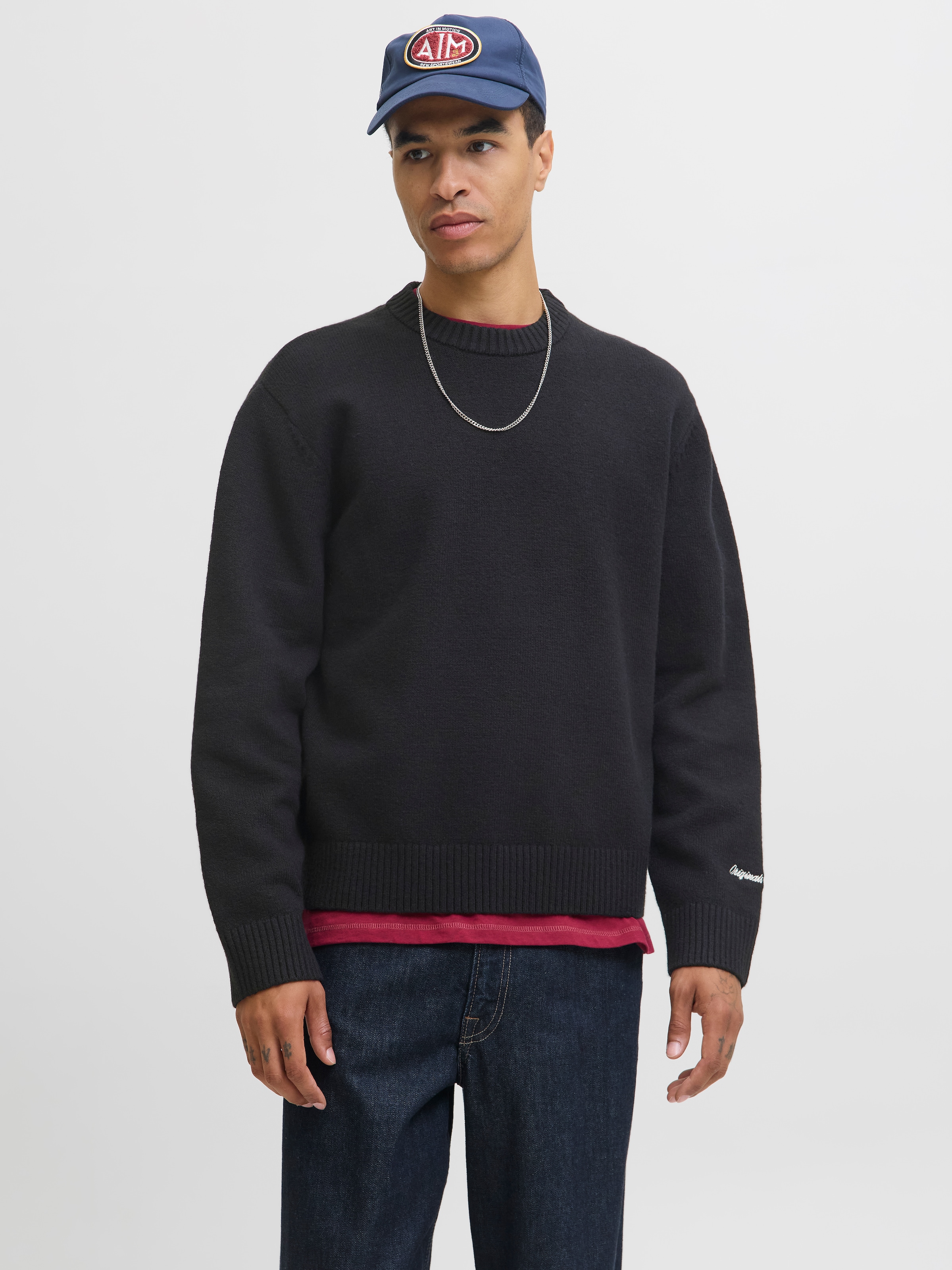 Jack & Jones Strickpullover »JORNORREBRO KNIT CREW NECK SN«