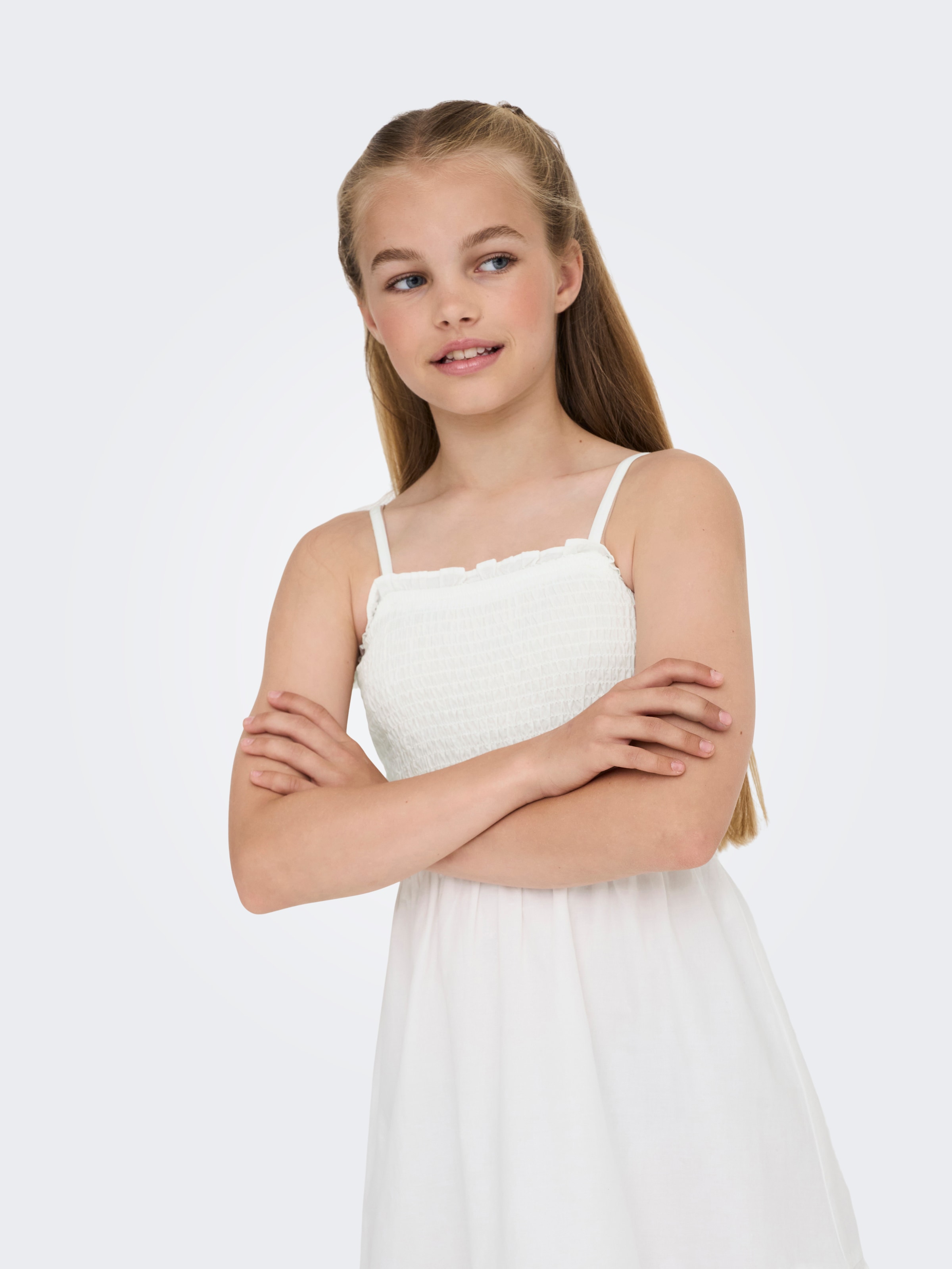 KIDS ONLY Trägerkleid »KOGLOU LIFE EMB SMOCK DRESS WVN«