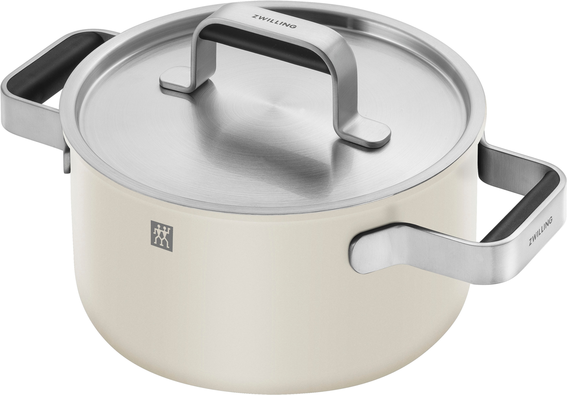 Zwilling Topf-Set »Pure« Set, 3 Kochtöpfe (16, 20 & 24 cm), Bratentopf 20 cm, Stieltopf 16 cm, 5 tlg. tlg. Edelstahl 18/10