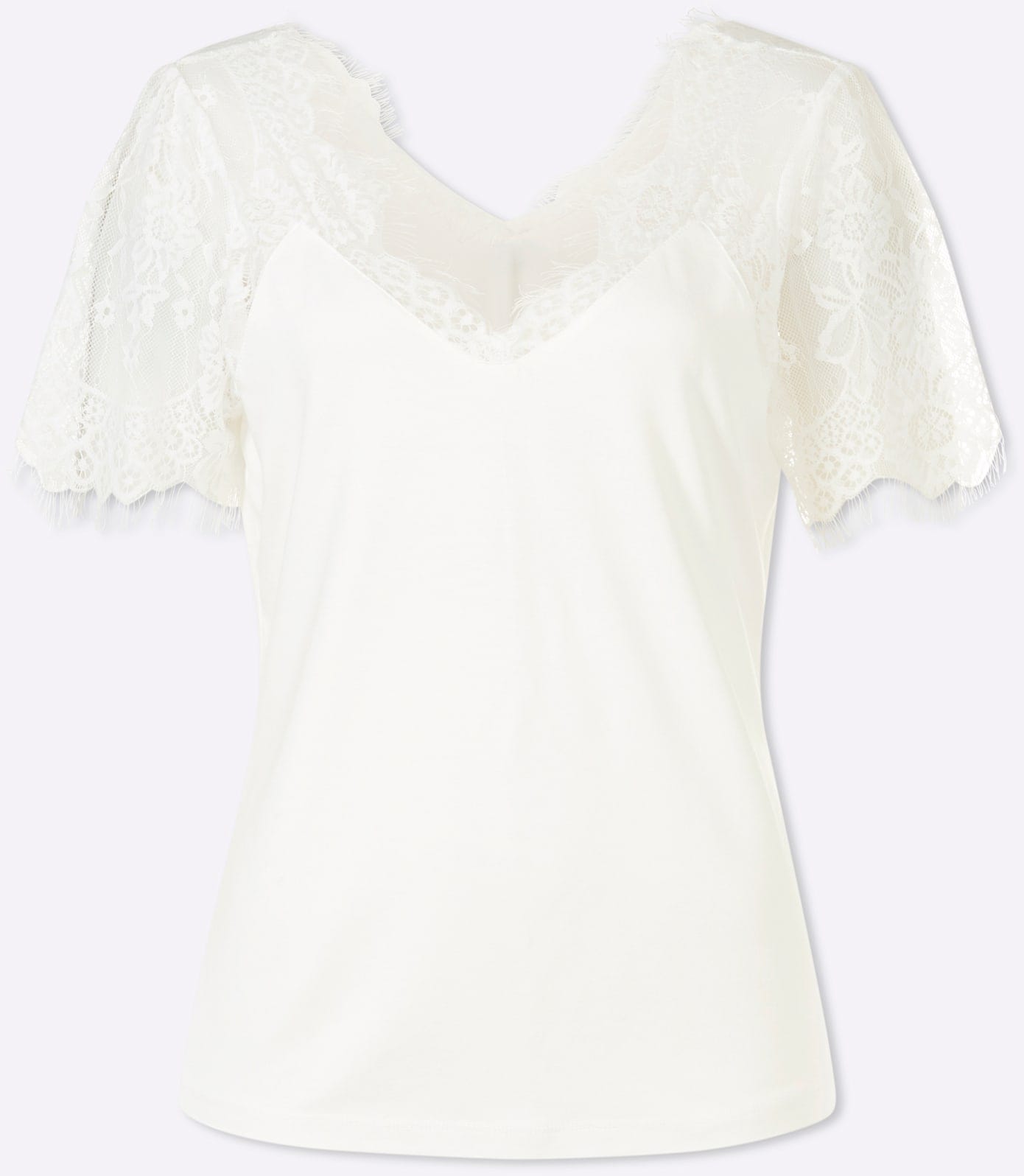 heine Spitzenshirt »Spitzenshirt« 1 tlg.