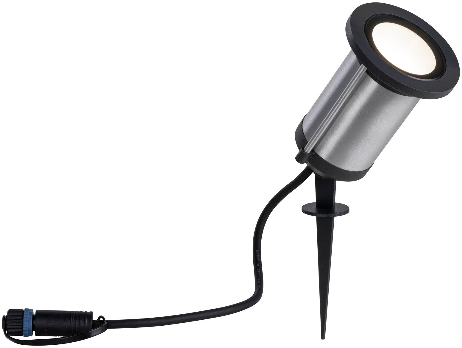 Paulmann LED Gartenstrahler »Plug & Shine«, 1 flammig, Leuchtmittel LED-Modul | LED fest integriert, LED-Modul, 3000K 24V IP65 Anthrazit
