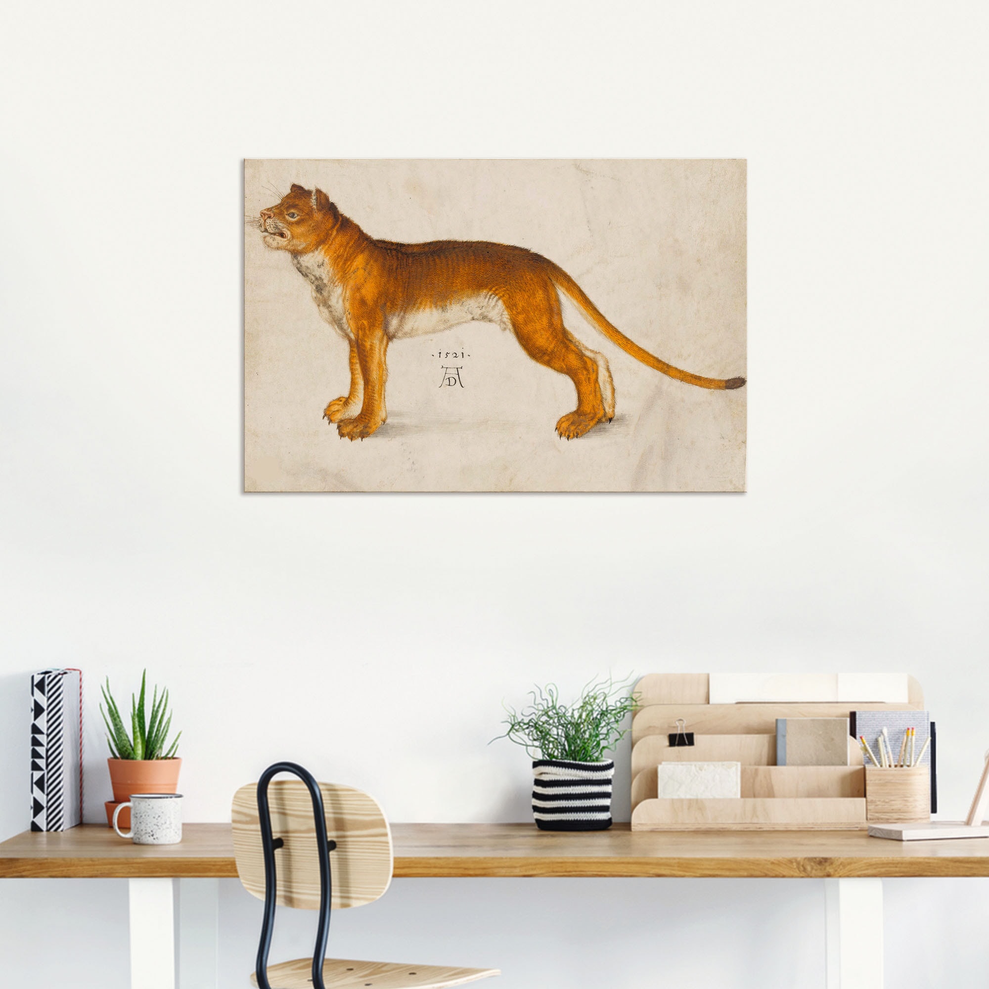 Artland Wandbild »Löwin. 1521«, Raubkatzen, (1 St.), als Alubild, Leinwandbild, Wandaufkleber oder Poster in versch. Größen