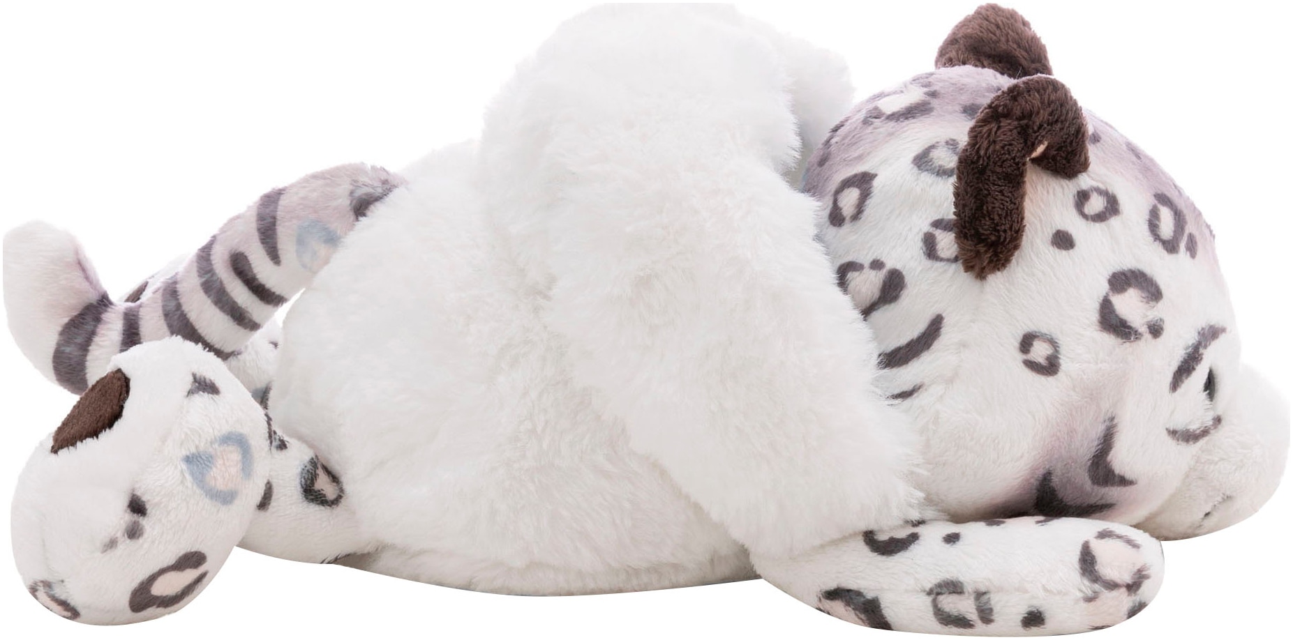 Nici Kuscheltier »Winter, Schneeleopard Eleni Snowbell, 30 cm liegend«, liegend; enthält recyceltes Material