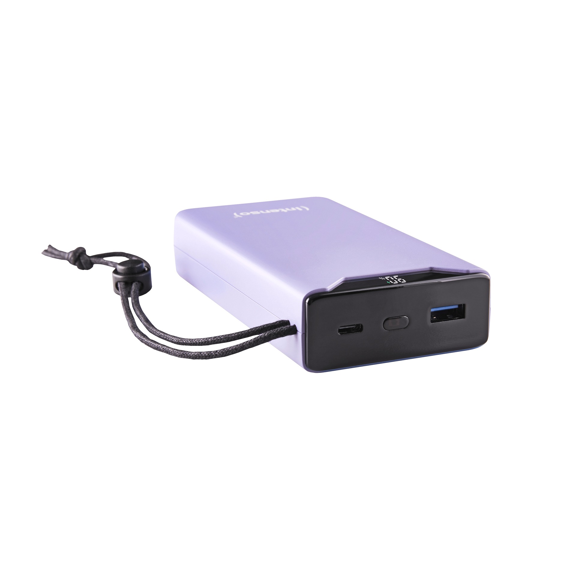 Intenso Powerbank »F20000 20.000 mAh 20 W«, Intenso Power Bank F20000 green, Power Delivery und Qualcomm Quick Charge 3.0, mit USB-C zu USB-C Kabel