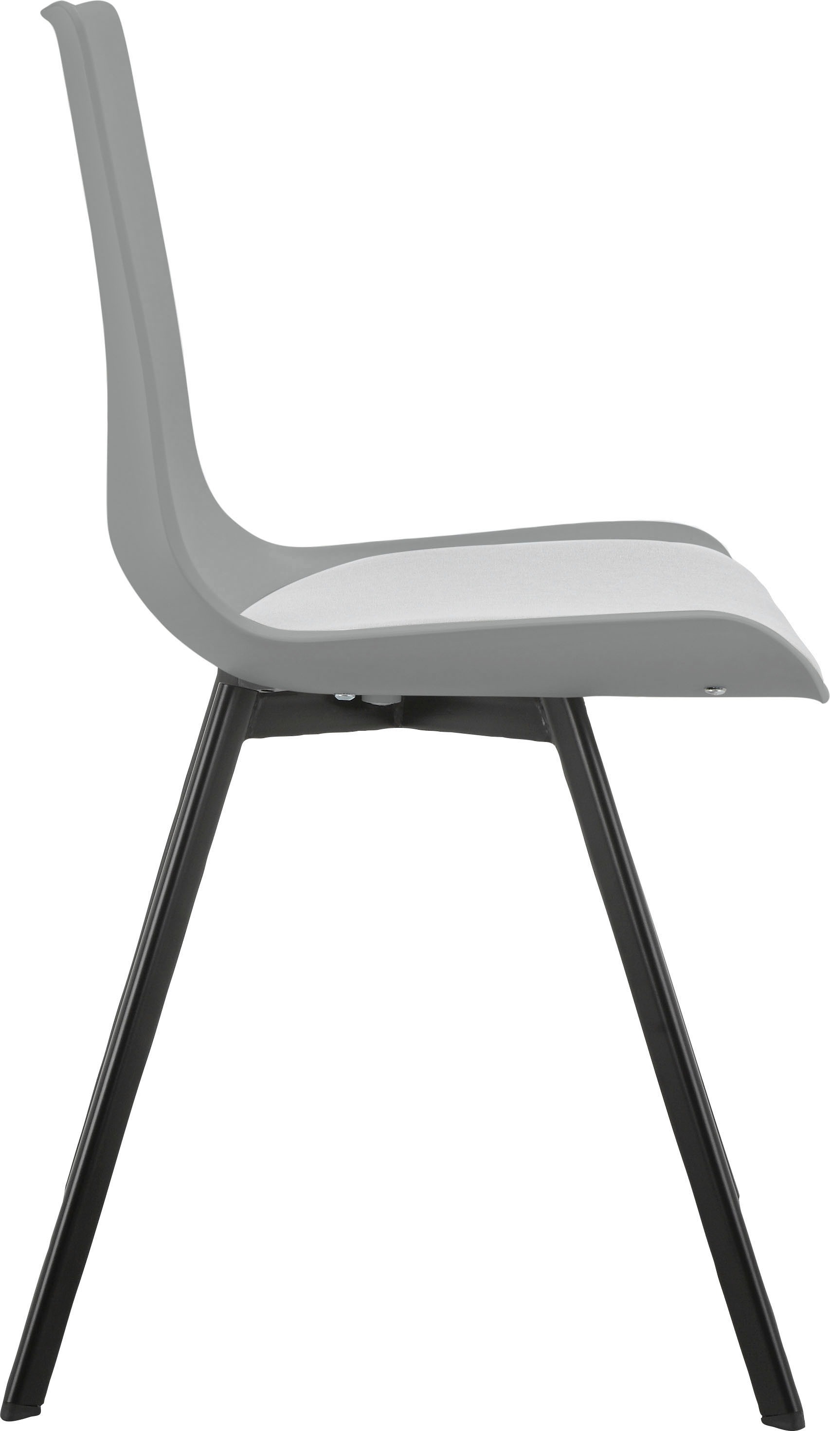 INOSIGN Esszimmerstuhl »Ayden«, 2 St., Polyester, festmontierte Sitzkissen,  Gestell aus Metall, Sitzhöhe 48 cm bei OTTO | Stühle