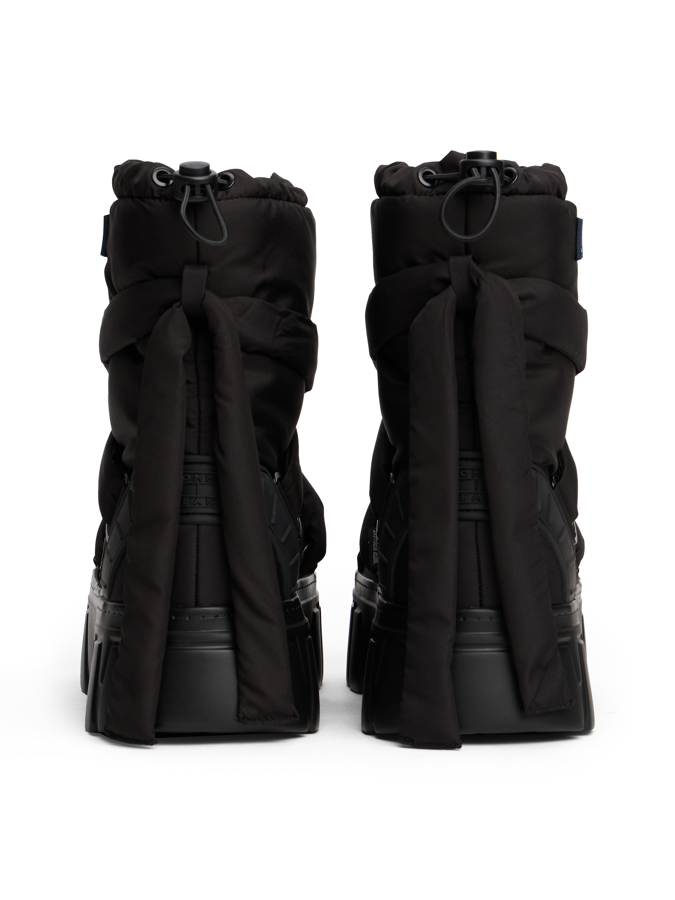 Tommy Jeans Snowboots »TJW CHUNKY SNOW BOOT NYLON«, Plateau, Winterboots, Schneeschuh mit Schnellverschluss