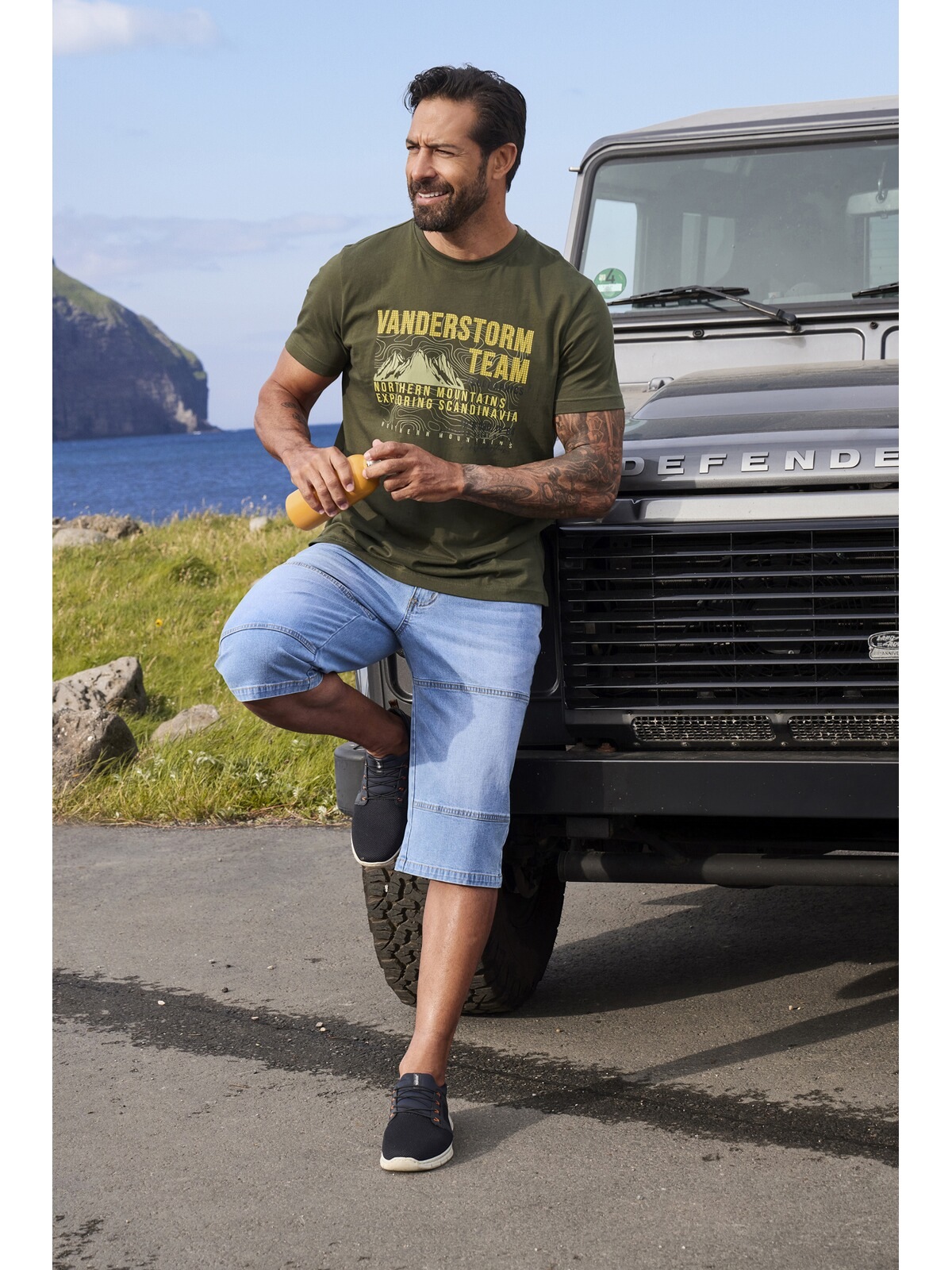 Jan Vanderstorm Rundhalsshirt »T-Shirt BALVAR«