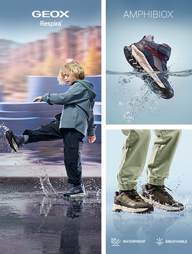 Geox Winterboots »J TREKKYUP BOY B ABX«  Freizeitstiefel mit Warmfutter, Größenschablone zum Download