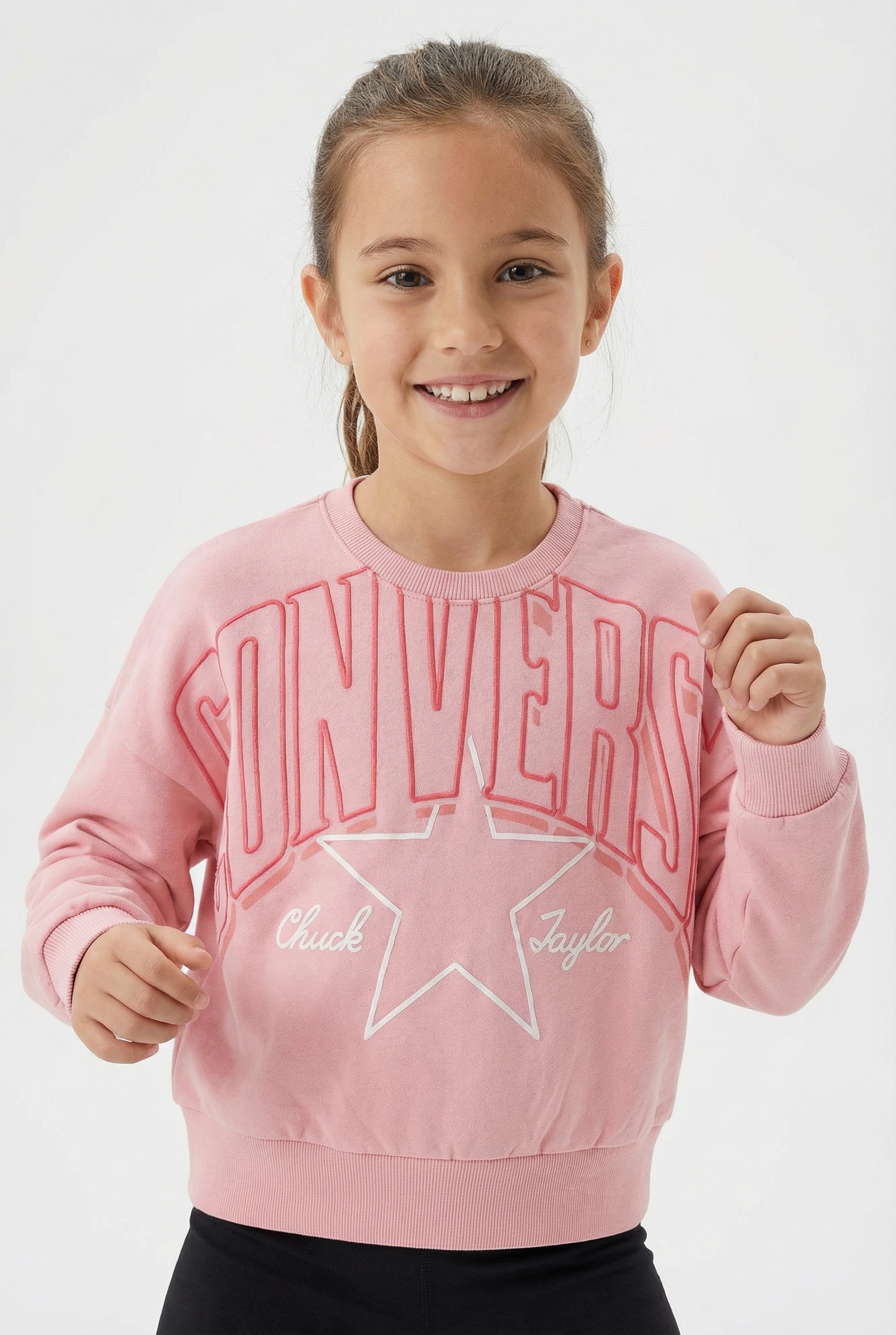 Converse Sweatshirt »CNVG RELAXED BOXY GRAPHIC CREW«, sportliches Design, für Children und Teens
