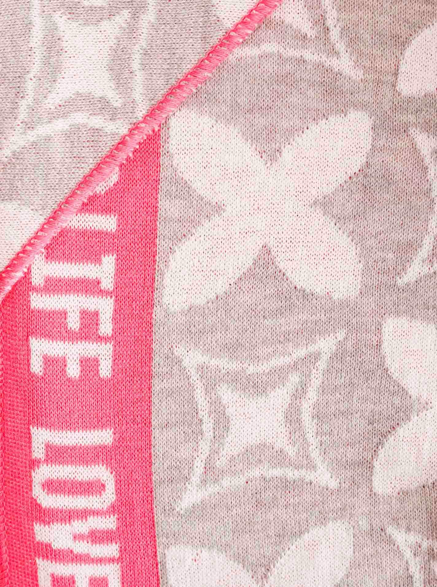 Zwillingsherz Dreieckstuch »"Classy-ZH"« Feinstrick, klassisches Muster, positiv Botschaft, wärmend