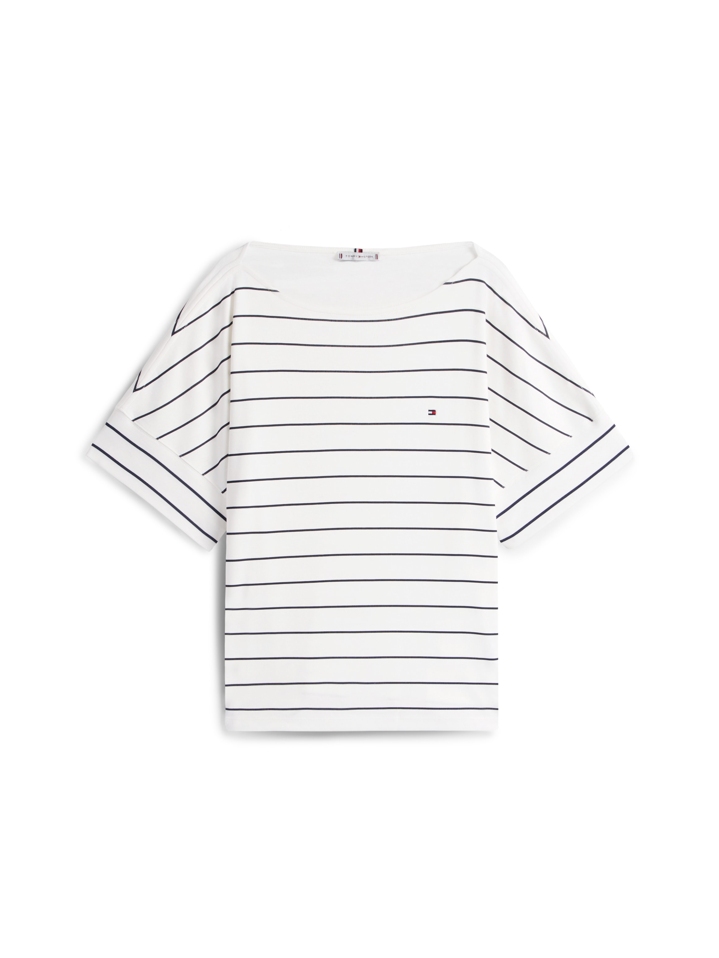 Tommy Hilfiger Curve Kurzarmshirt »CRV MDRN CODY CAP SLV C-NK TEE« in großen Größen