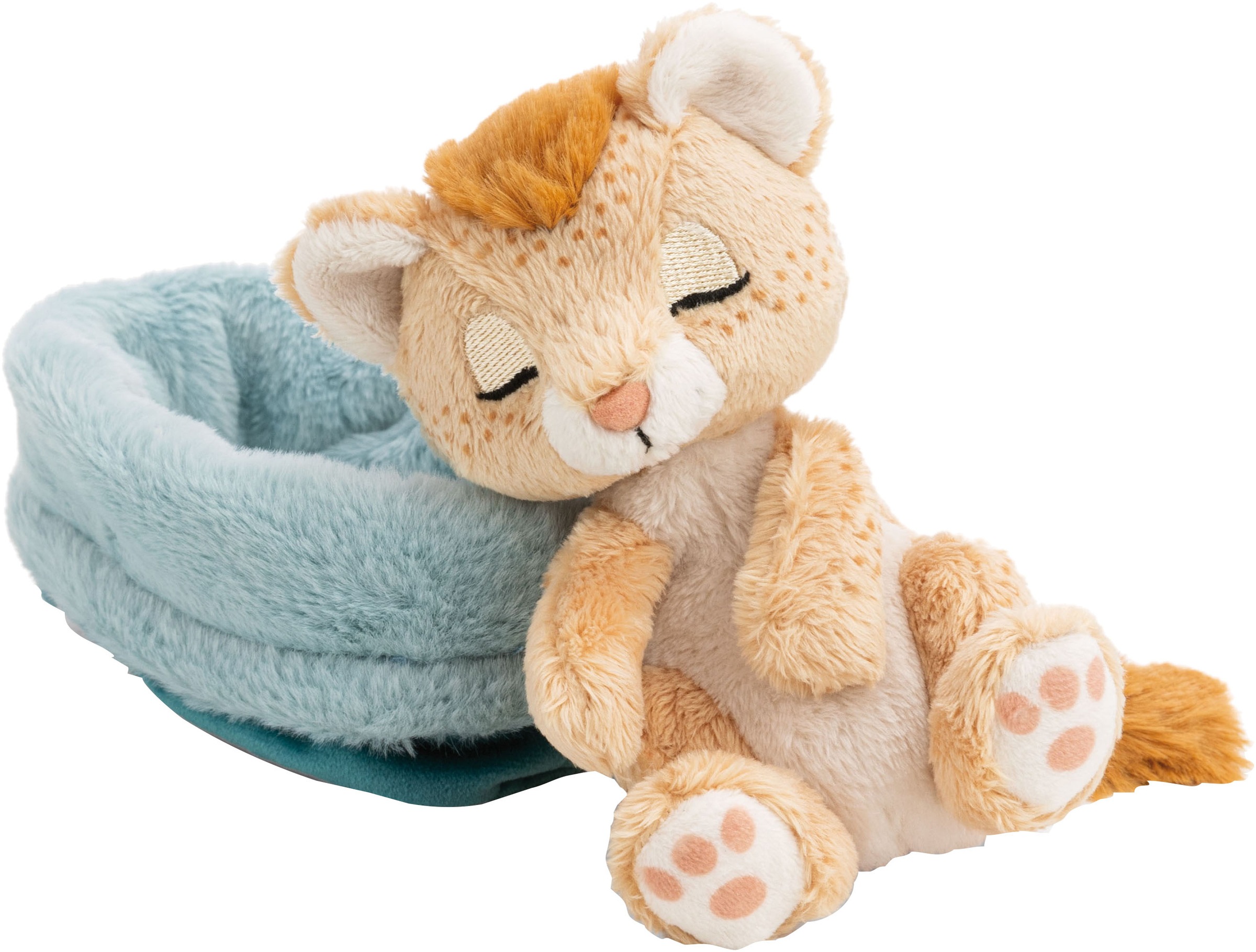 Nici Kuscheltier »Sleeping Pets, Löwe, 12 cm« im Körbchen