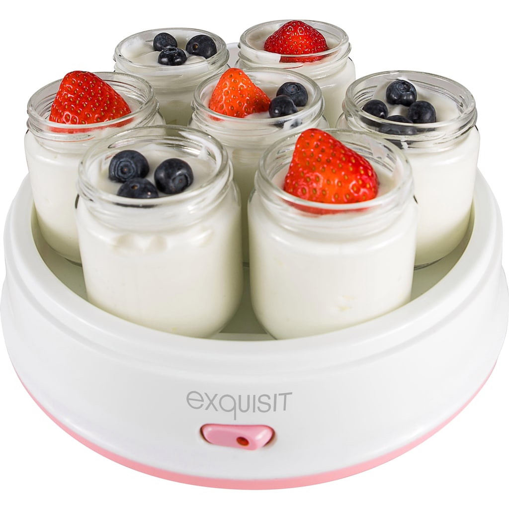 exquisit Joghurtbereiter »YM 3101 wep«, 7 Portionsbehälter, je 200 ml