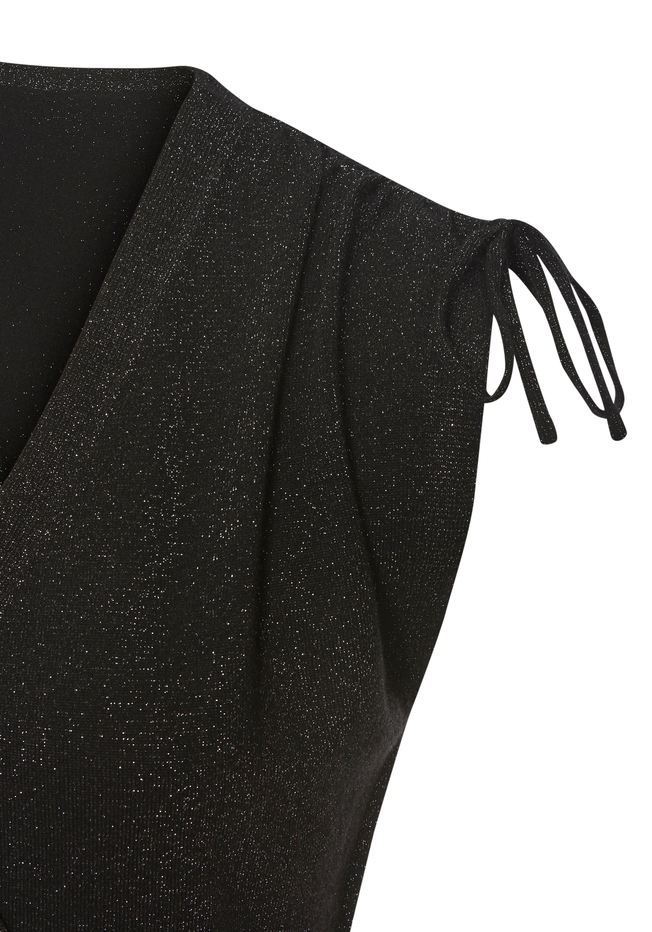 LASCANA Stricktop, mit glänzendem Lurexgarn