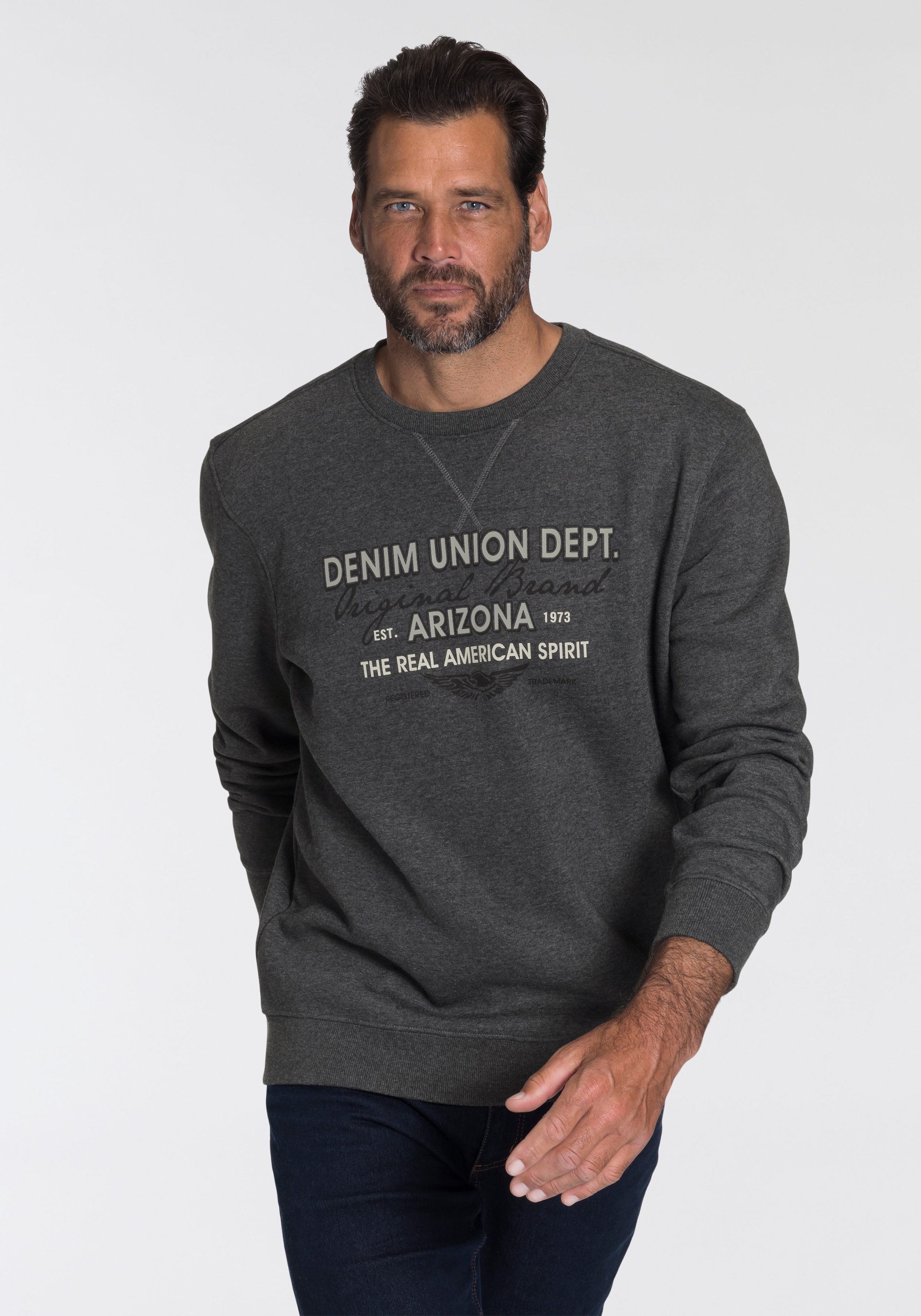 Arizona Sweatshirt, mit modischem Print online kaufen bei OTTO