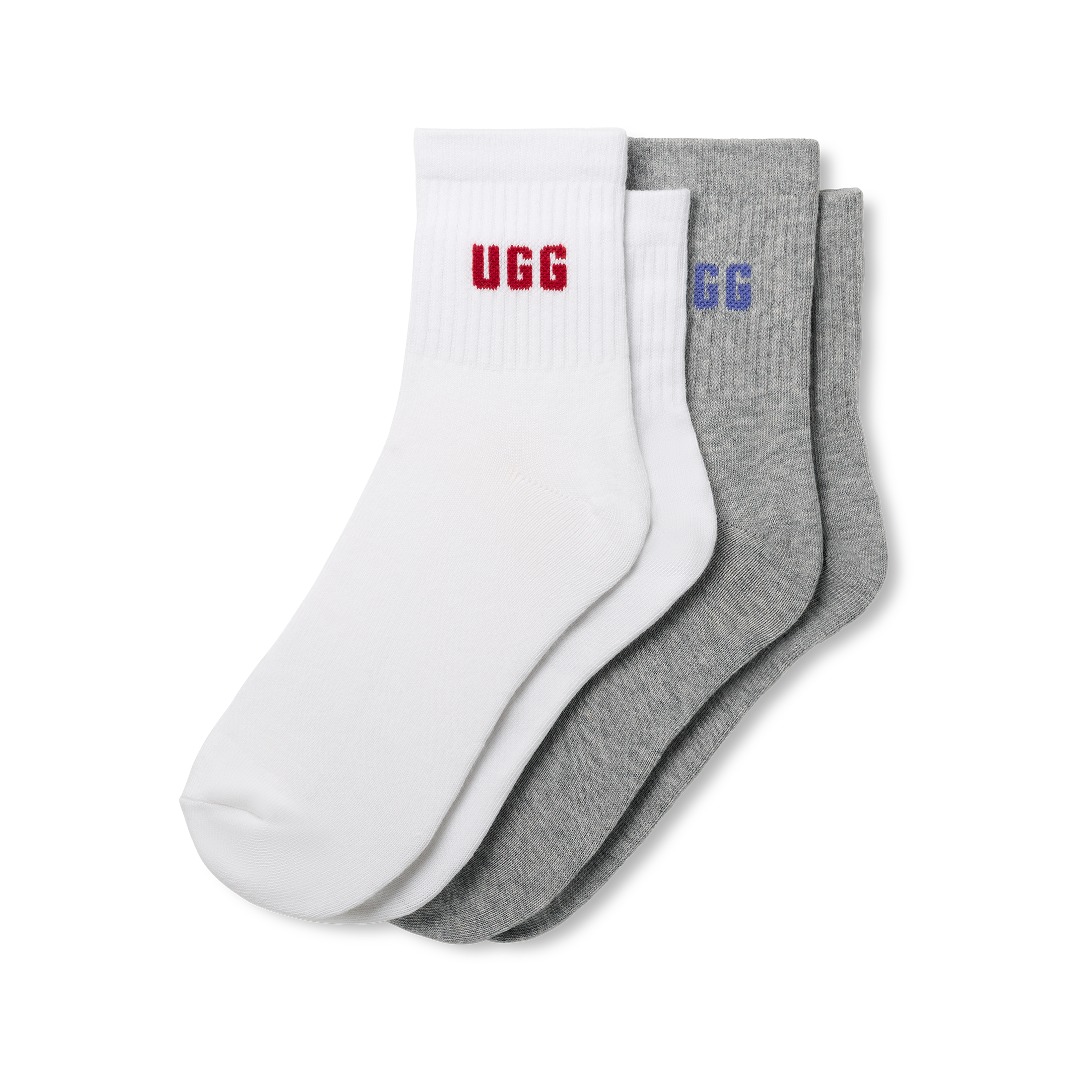 UGG Socken »QUINLIN LOGO QUARTER« 2 Paar tlg. Strümpfe mit UGG-Markenlogo