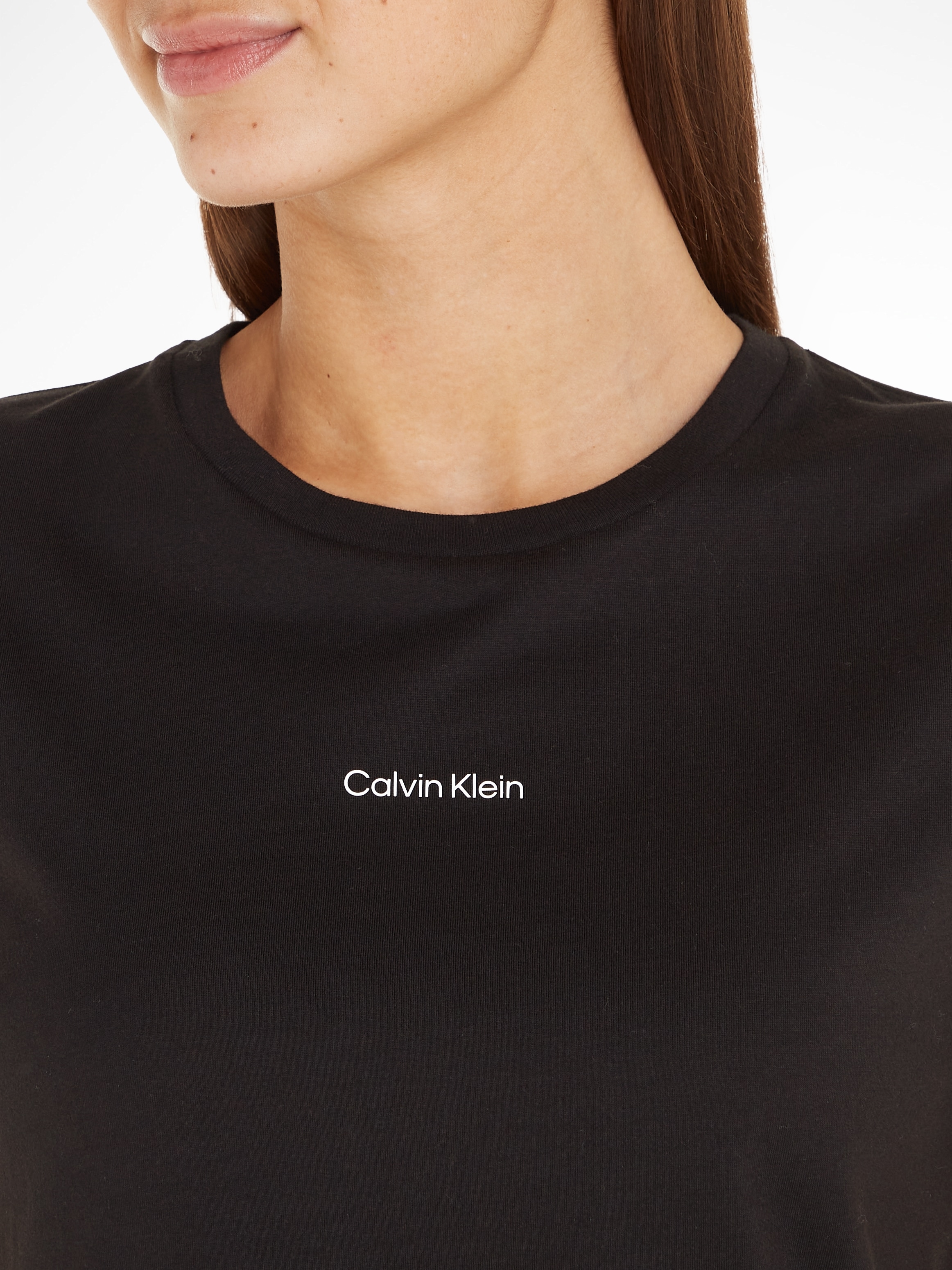 Calvin Klein T-Shirt »MICRO LOGO T-SHIRT«, aus reiner Baumwolle