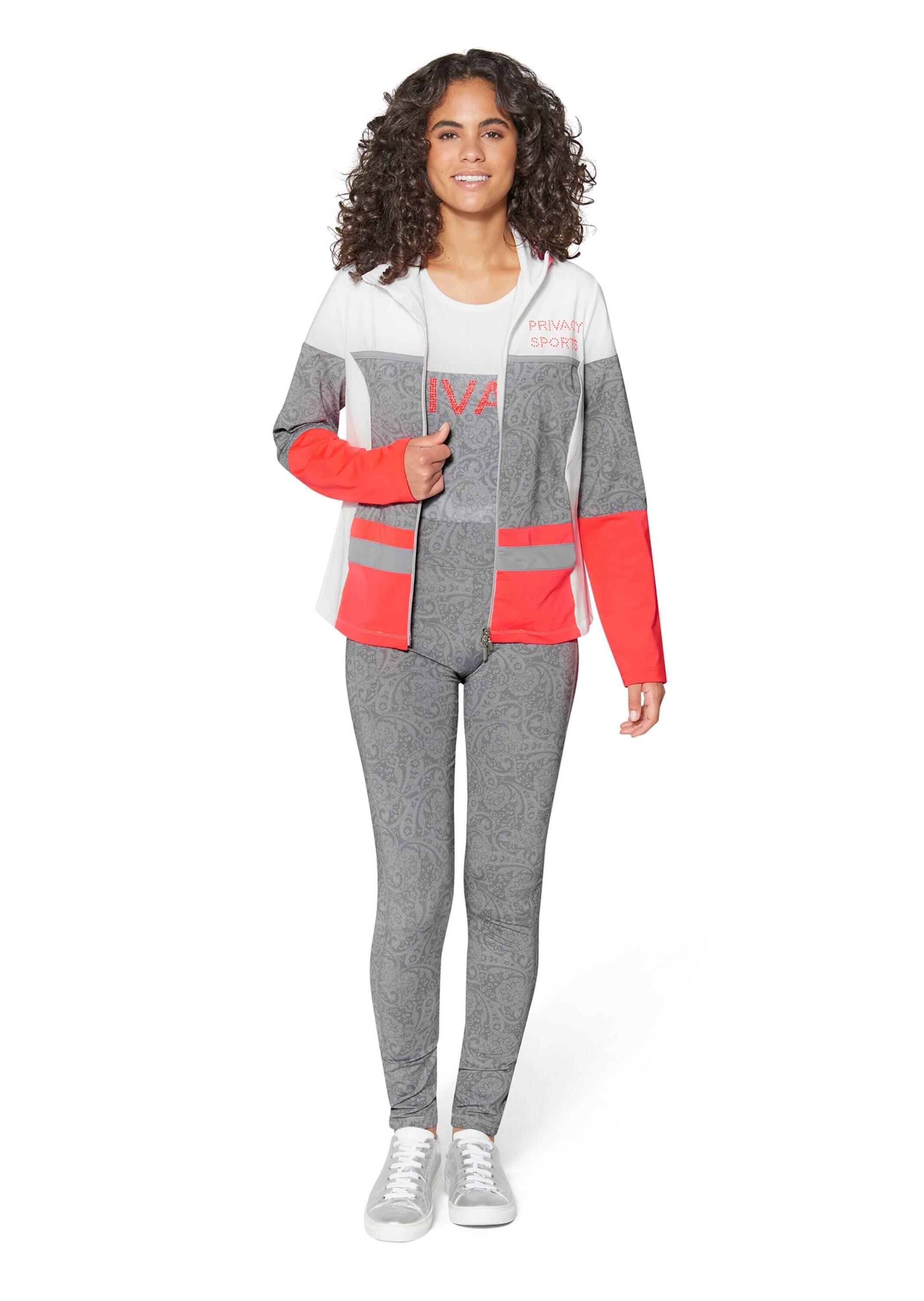 MADELEINE Outdoorjacke »Jacke Trainingsjacke in Patchwork-Optik«