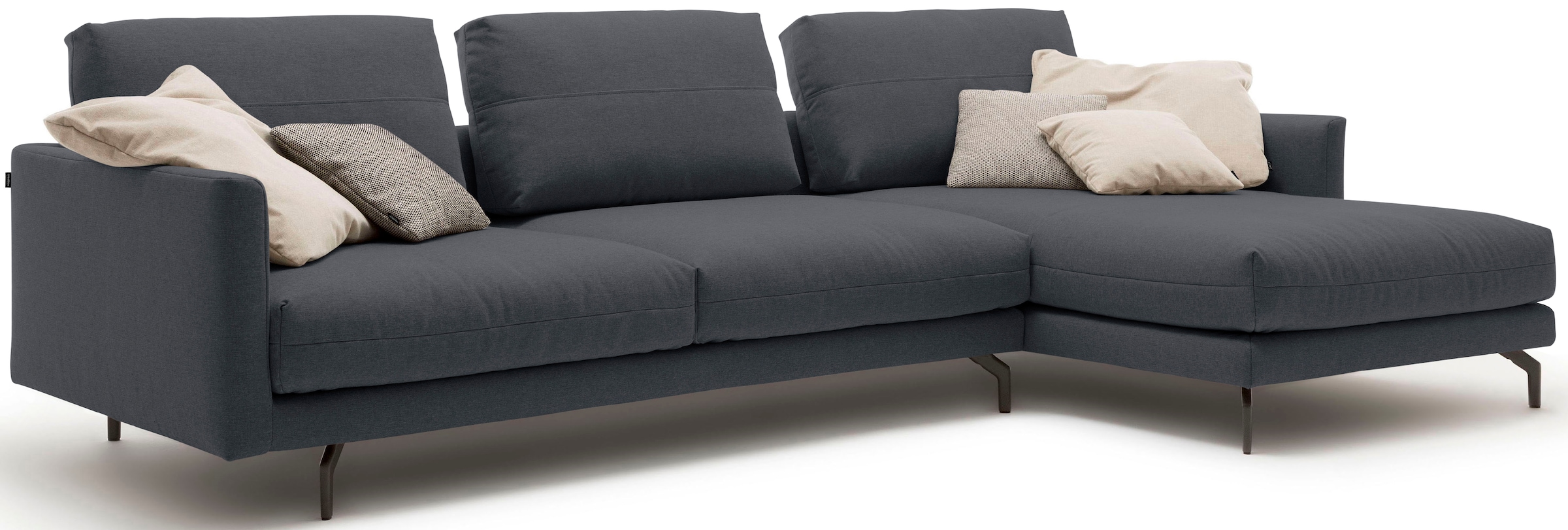 Creation BY ROLF BENZ Ecksofa »CR.414, Designecksofa, Polsterecke, L-Form«, wahlweise aus feinstem Rindsleder oder hochwertigem Chenille
