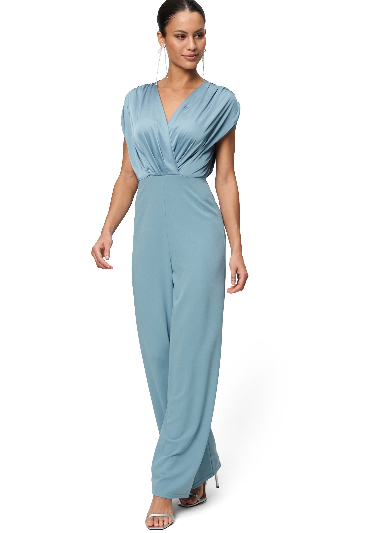 Zero Jumpsuit »Jumpsuit im Materialmix«