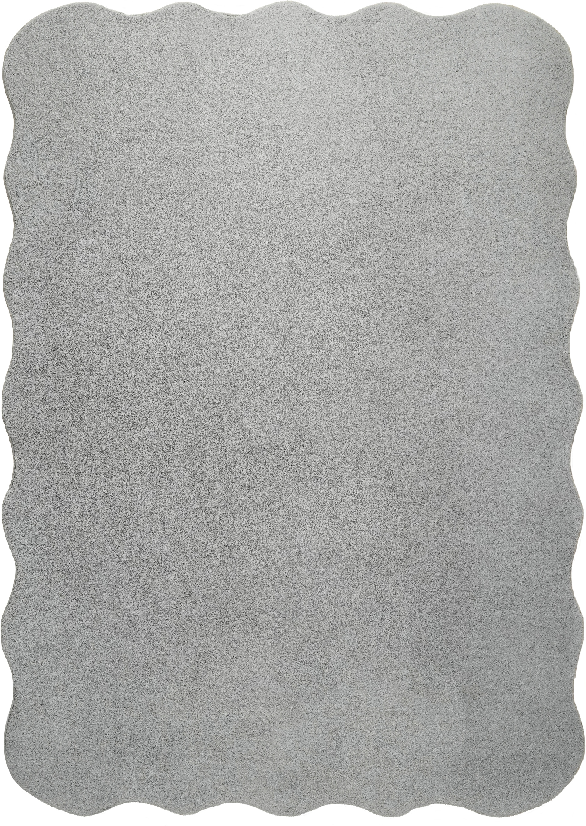 OTTO home Teppich »Cali, in Standard- und Premium-Qualität, 13 mm oder 16 mm Höhe« wellenförmig 16 mm Höhe Uni-Farben, kuschelig, & weich, waschbar, Wohnzimmer, Schlafzimmer