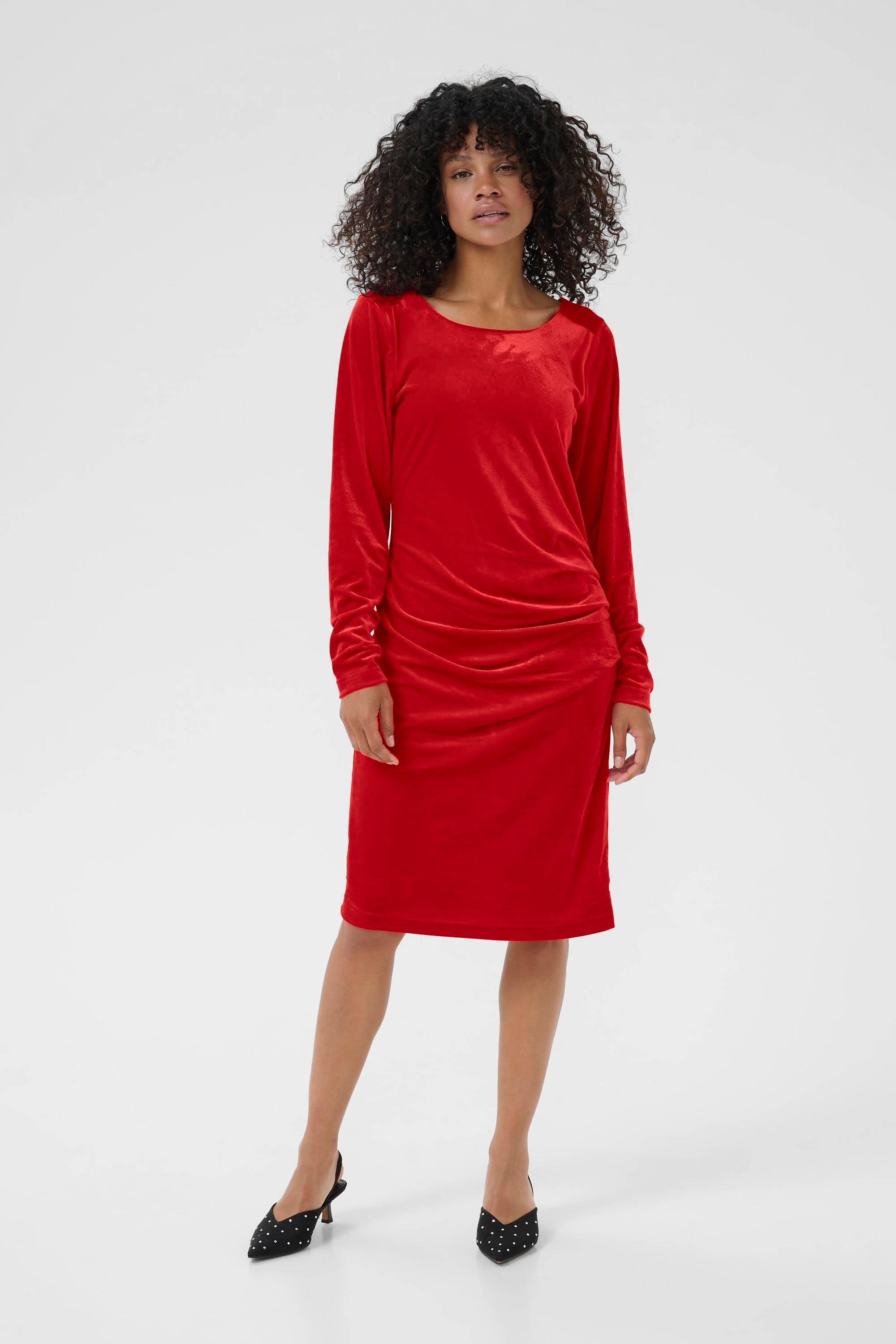 KAFFE Midikleid »Kleid Kelly«
