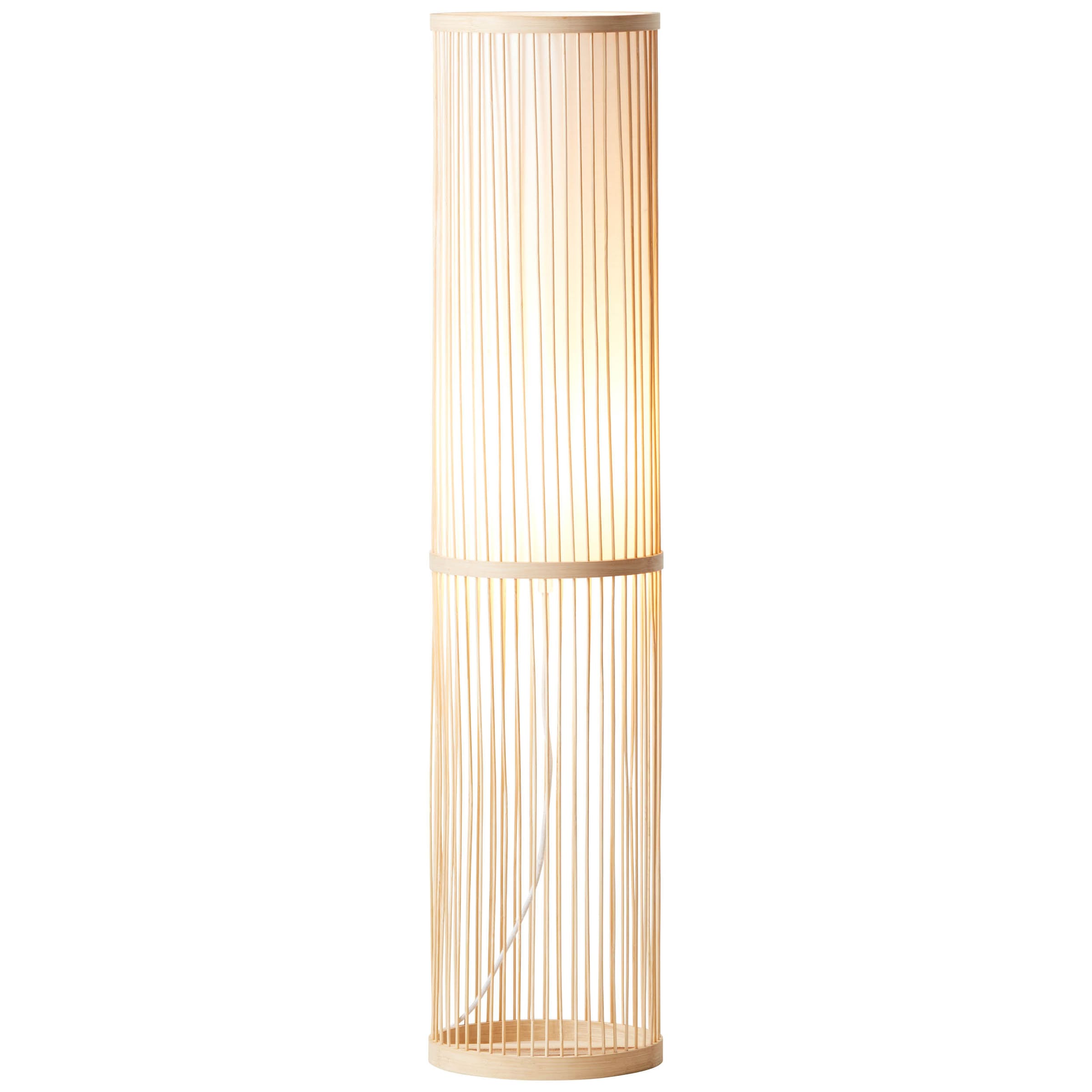 cm, natur/weiß Ø Bambus/Textil, Brilliant 20 1 Stehlampe Höhe, bestellen E27, »Nori«, bei Leuchten OTTO cm flammig-flammig, online 90,5