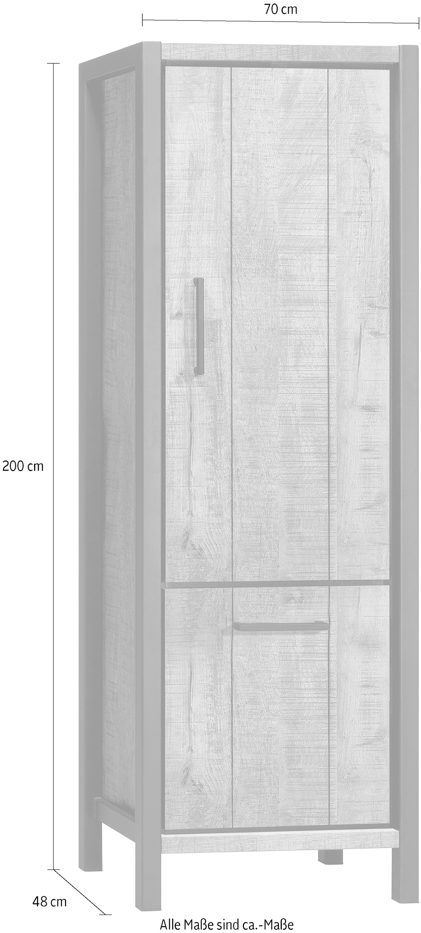 OMG Design Mehrzweckschrank »Ocean, Vitrine, Wohnzimmerschrank«, mit Soft-Close, in zwei Breiten