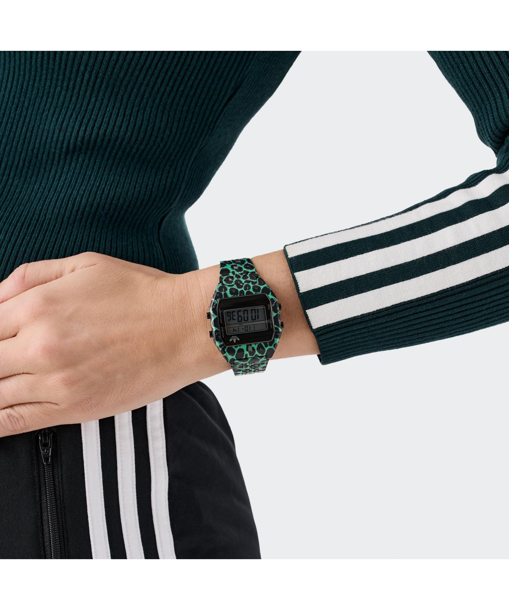 adidas Originals Digitaluhr »Digital Two« Quarzuhr, Armbanduhr, Damenuhr, Herrenuhr, Edelstahlarmband, digital