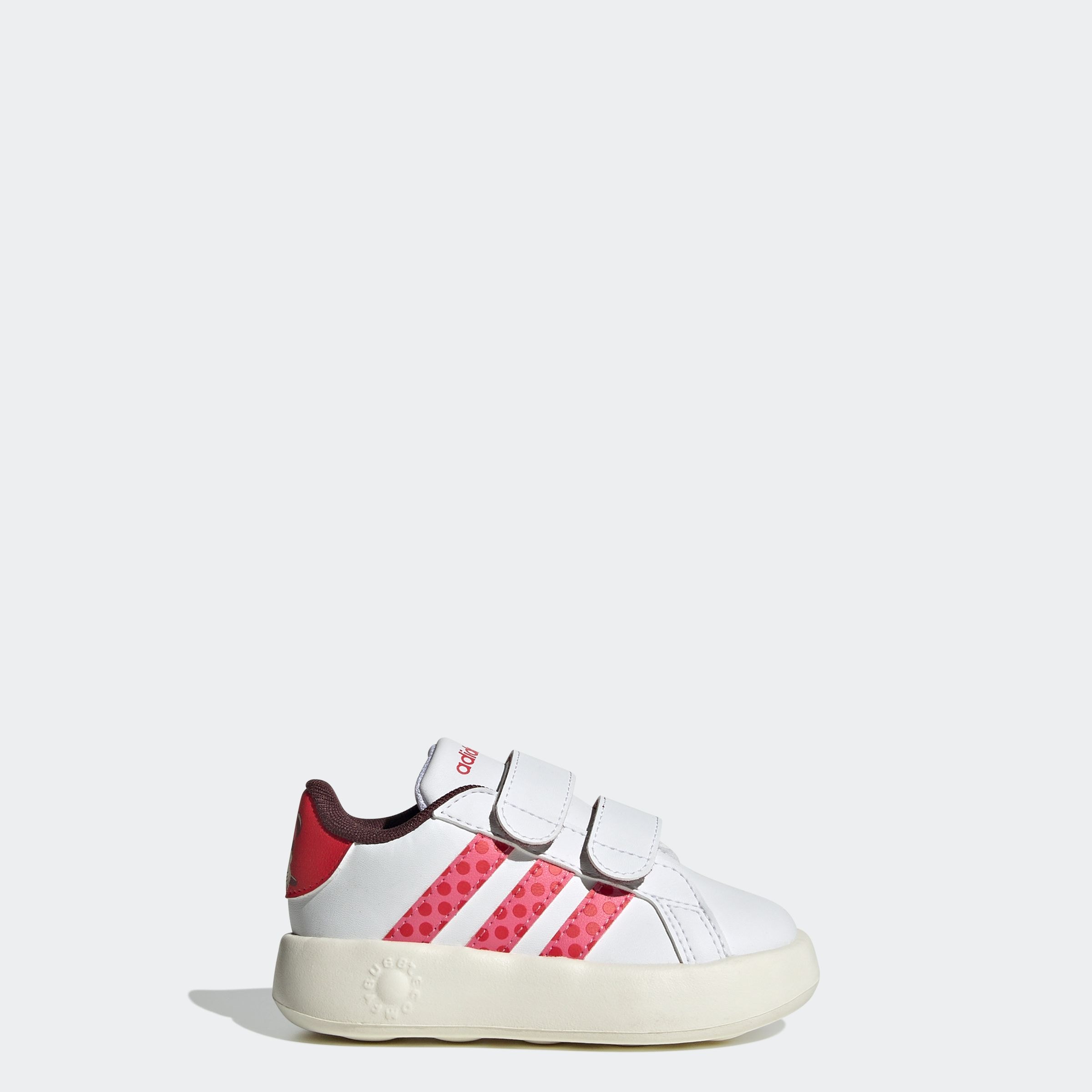 adidas Sportswear Klettschuh »ADIDAS DISNEY MINNIE MAUS KIDS GRAND COURT 2.0 SCHUH«, Design auf den Spuren des adidas Superstar, für Kinder