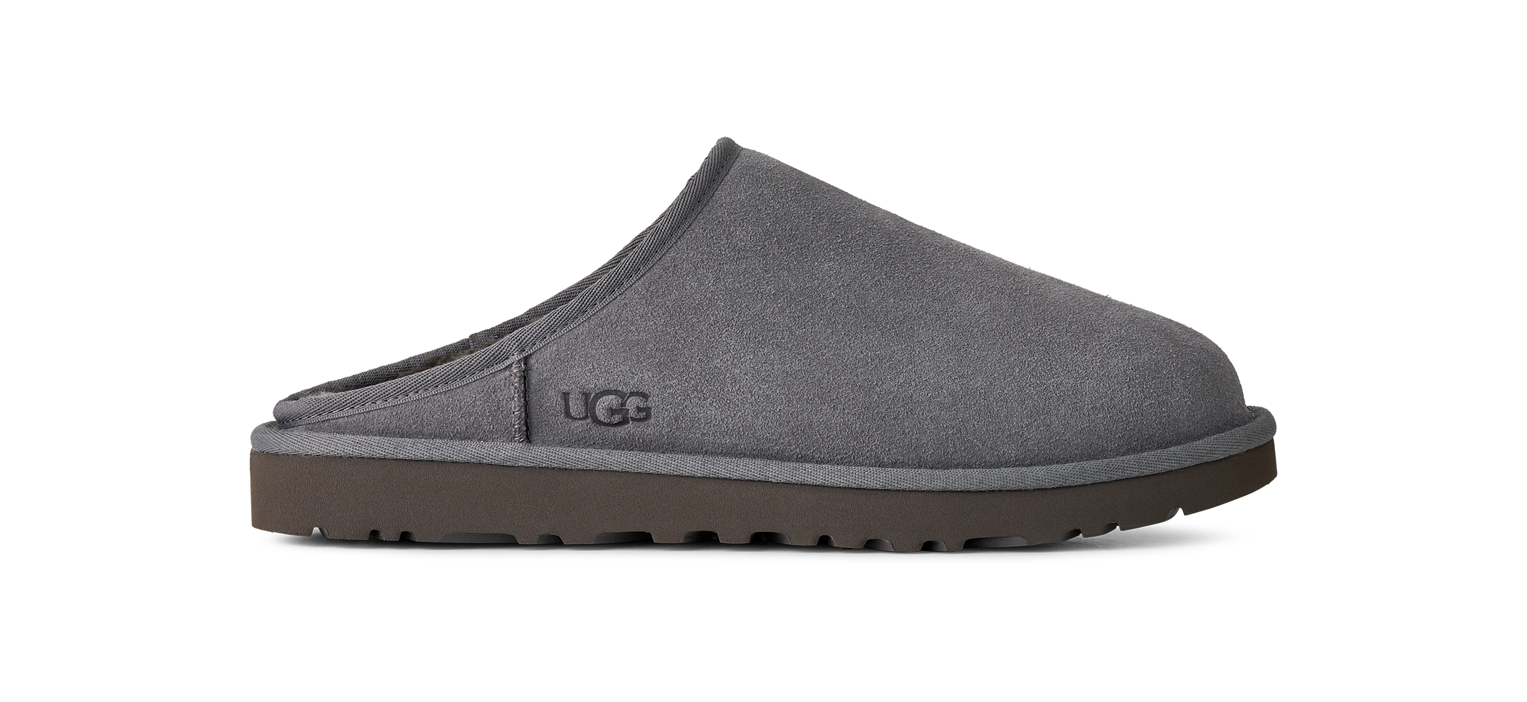 UGG Clog »UNISEX, M CLASSIC SLIP-ON«  Schlüpfschuh, Hausschuh mit Lammfell-Innensohle