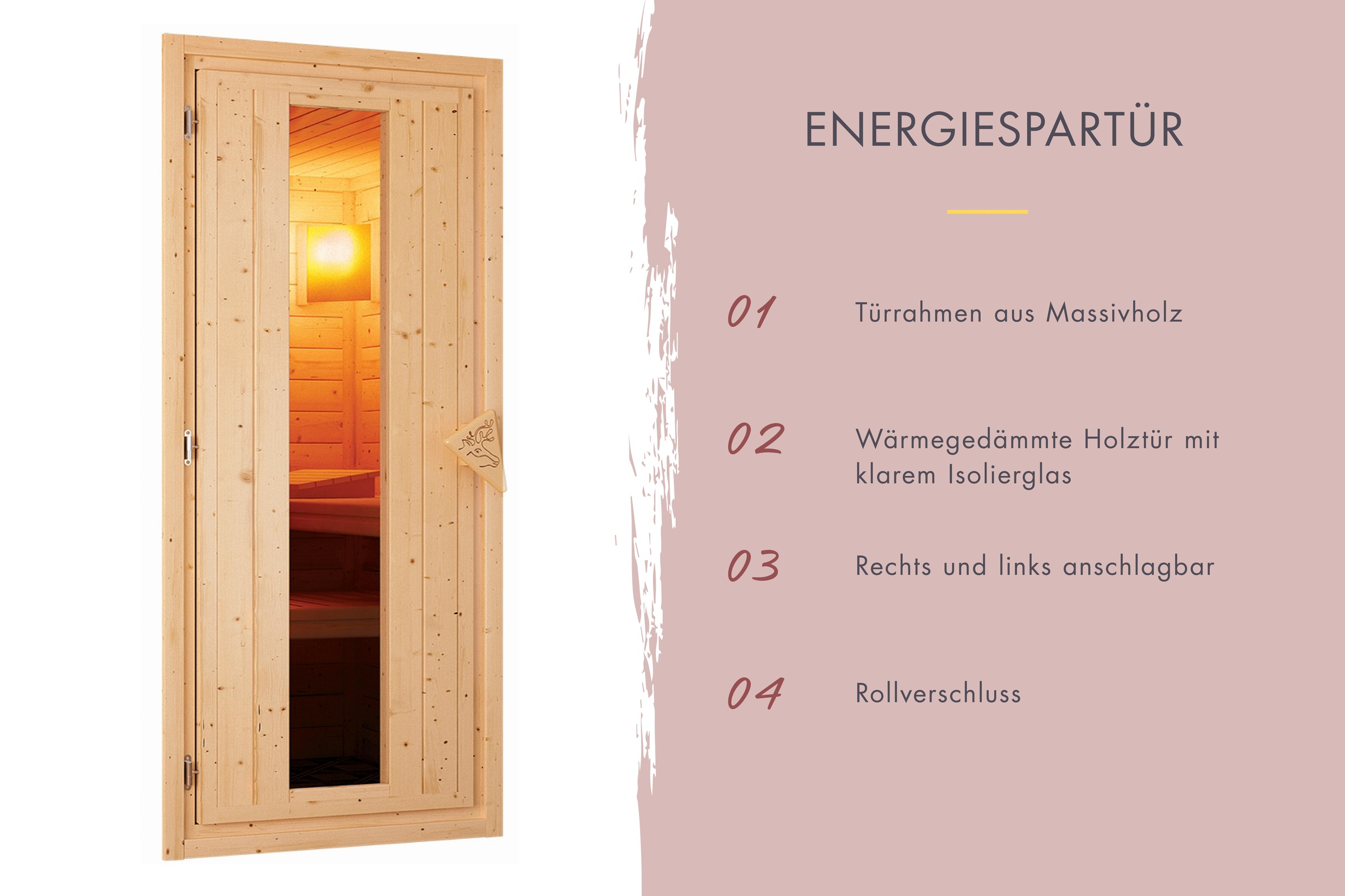 Karibu Sauna »Soraja« Set,  ohne Ofen