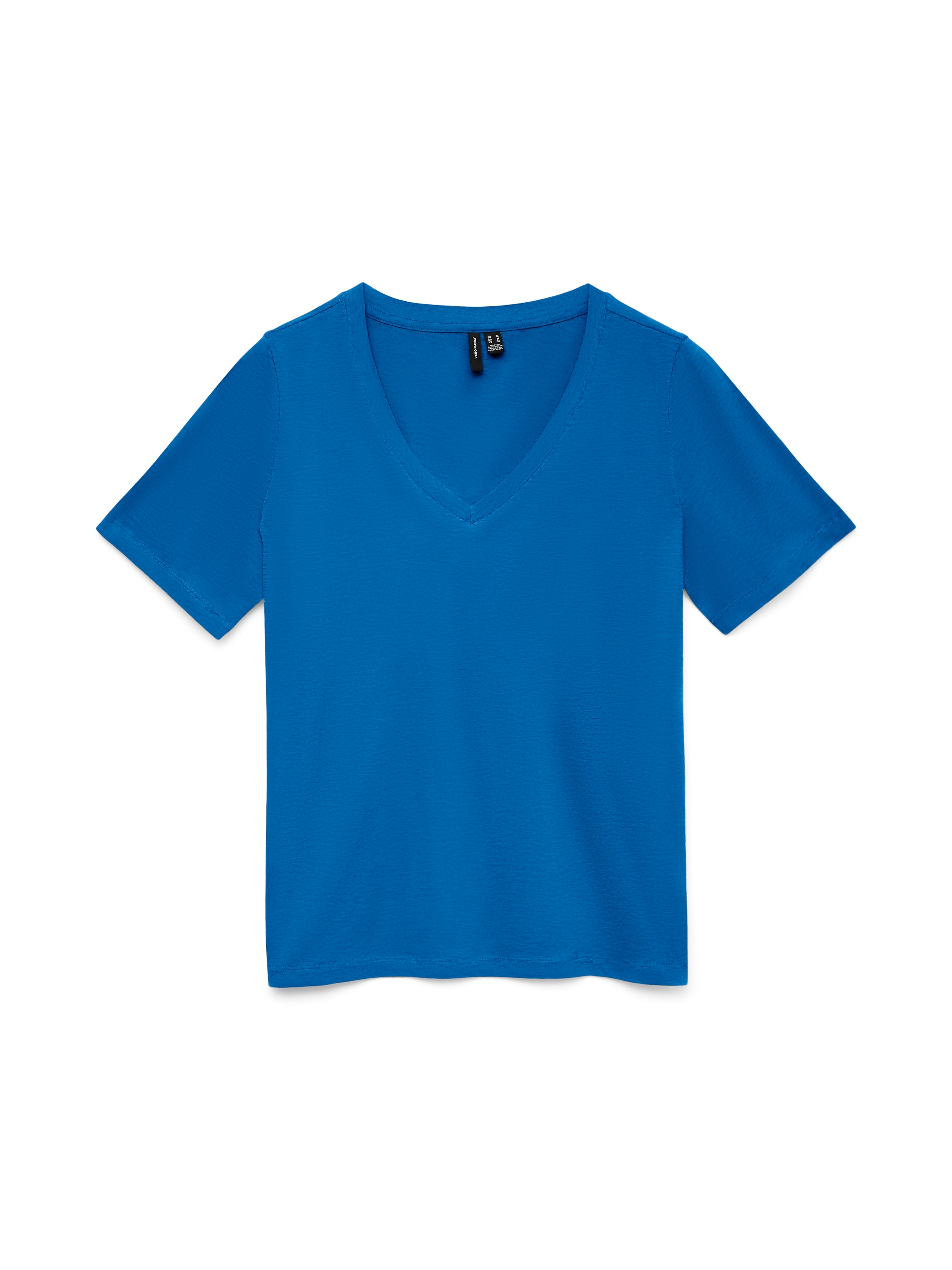 Vero Moda Kurzarmshirt »VMPAULINA SS V-NECK T-SHIRT JRS NOOS« Baumwolle
