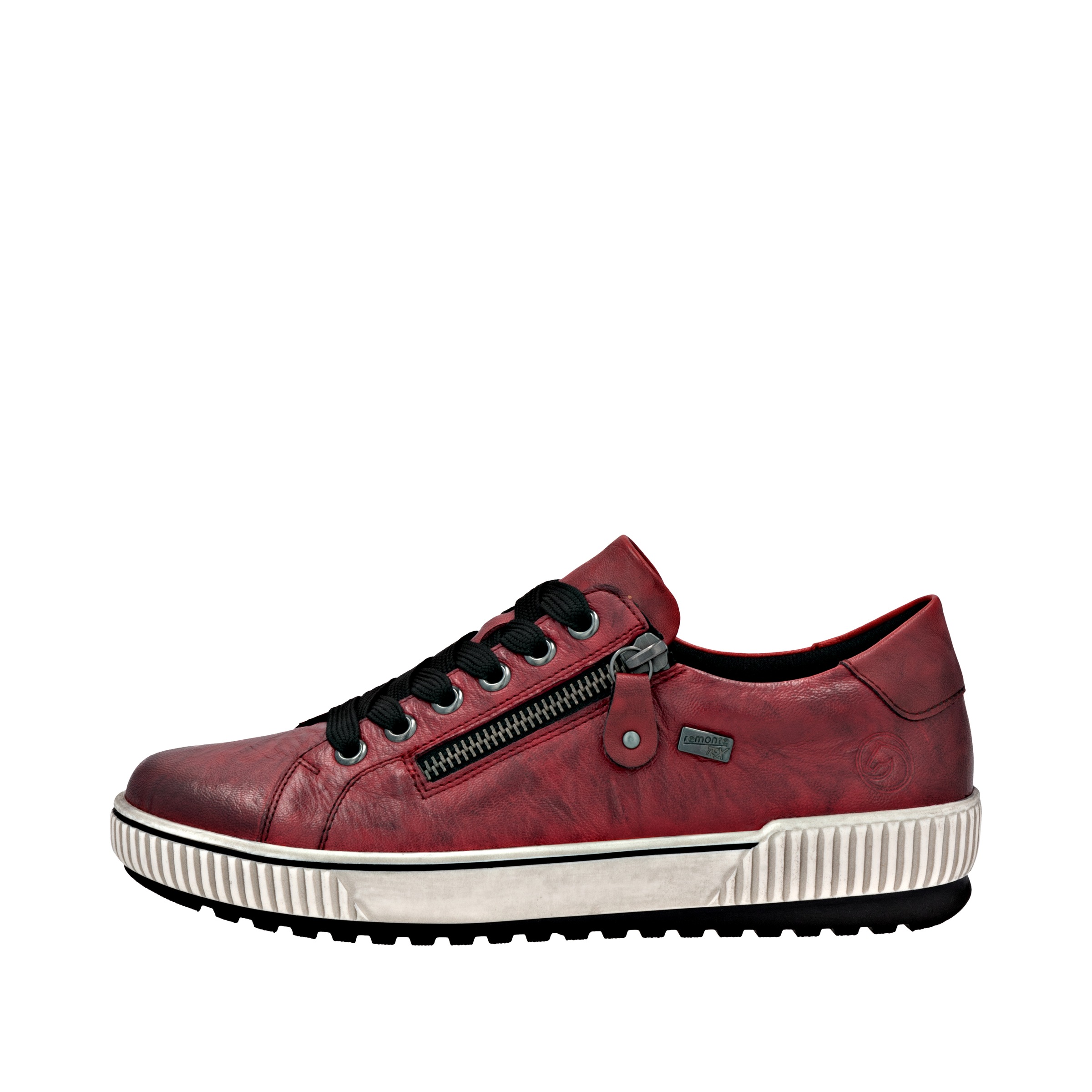 Remonte Plateausneaker, Freizeitschuh, Halbschuh, Schnürschuh mit Außenreißverschluss