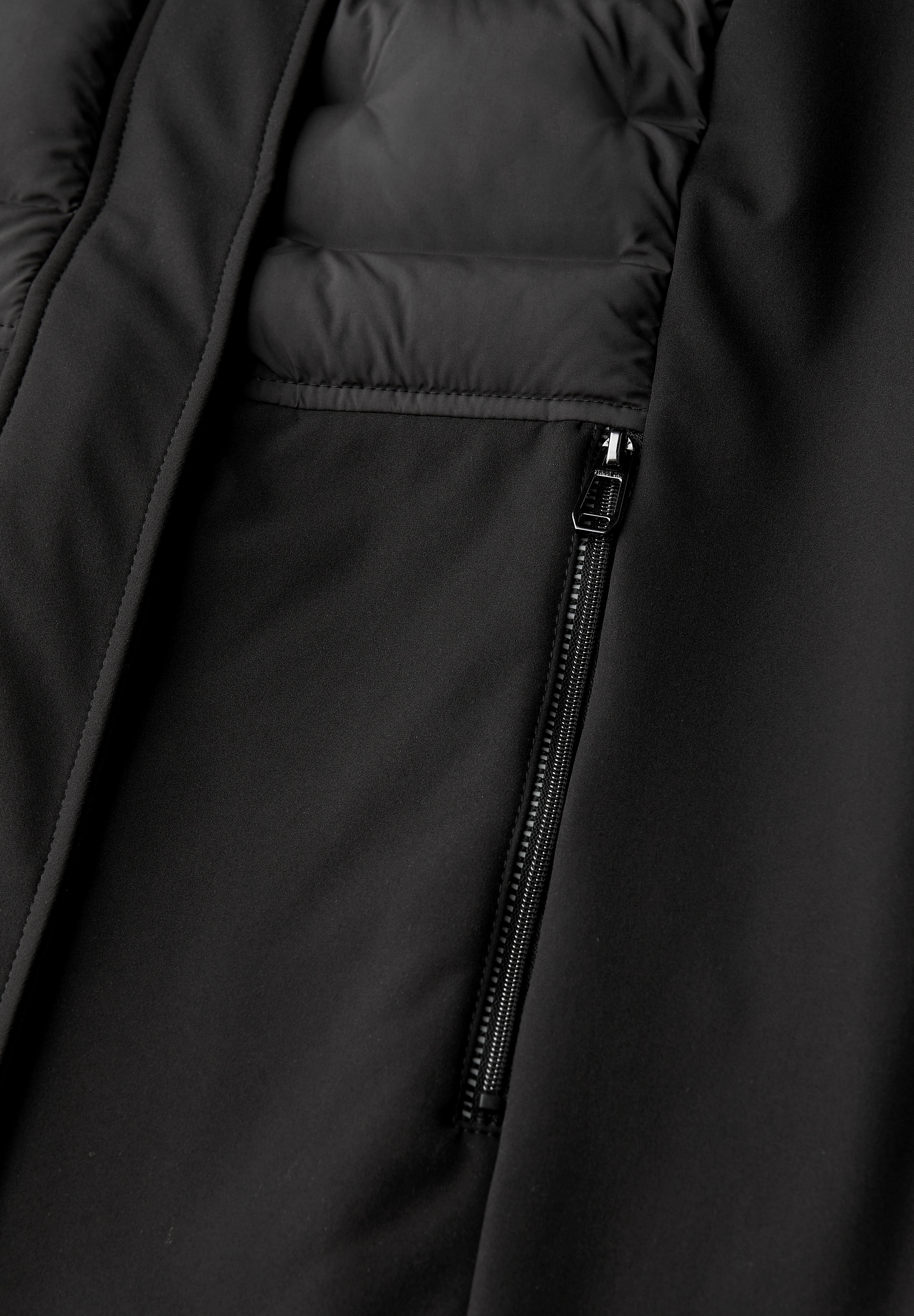 STREET ONE Softshelljacke, mit Kapuze, mit Details und Kapuze mit Tunnelzug