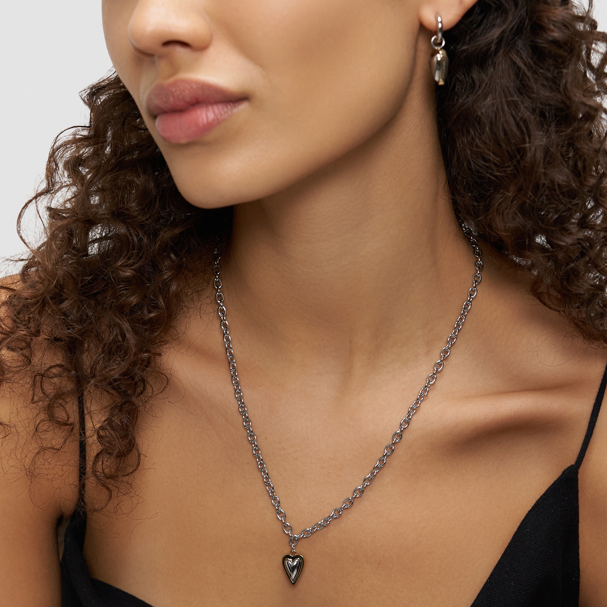Liebeskind Berlin Kette mit Anhänger »Metal Heart, Herz«