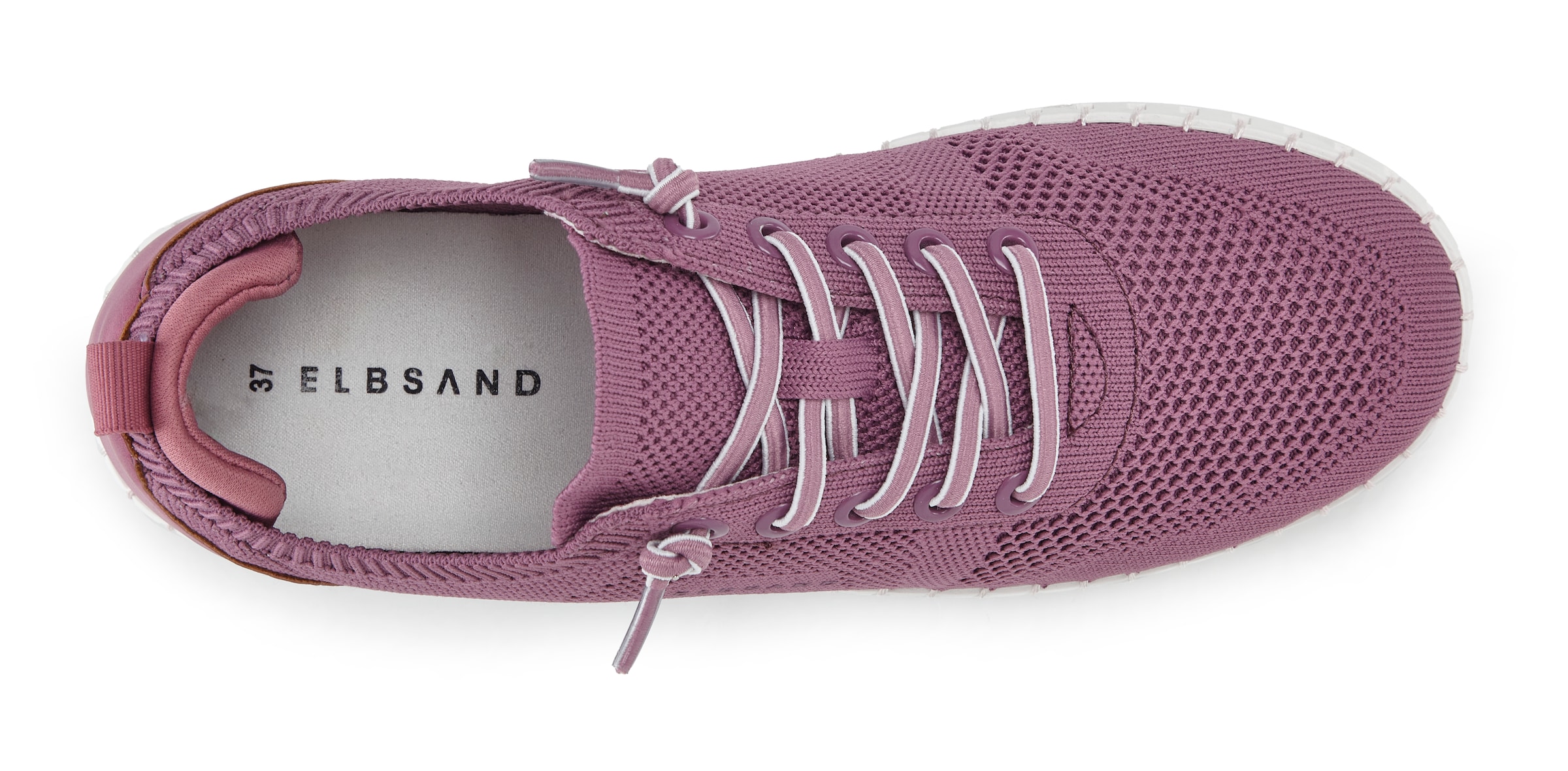 Elbsand Sneaker »Freizeitschuh,«  zum Reinschlüpfen mit elastischen Schnürbändern VEGAN