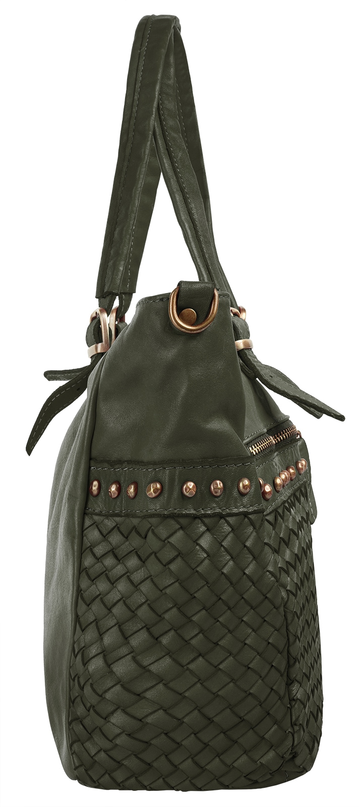 Samantha Look Shopper echt Leder, Made in Italy