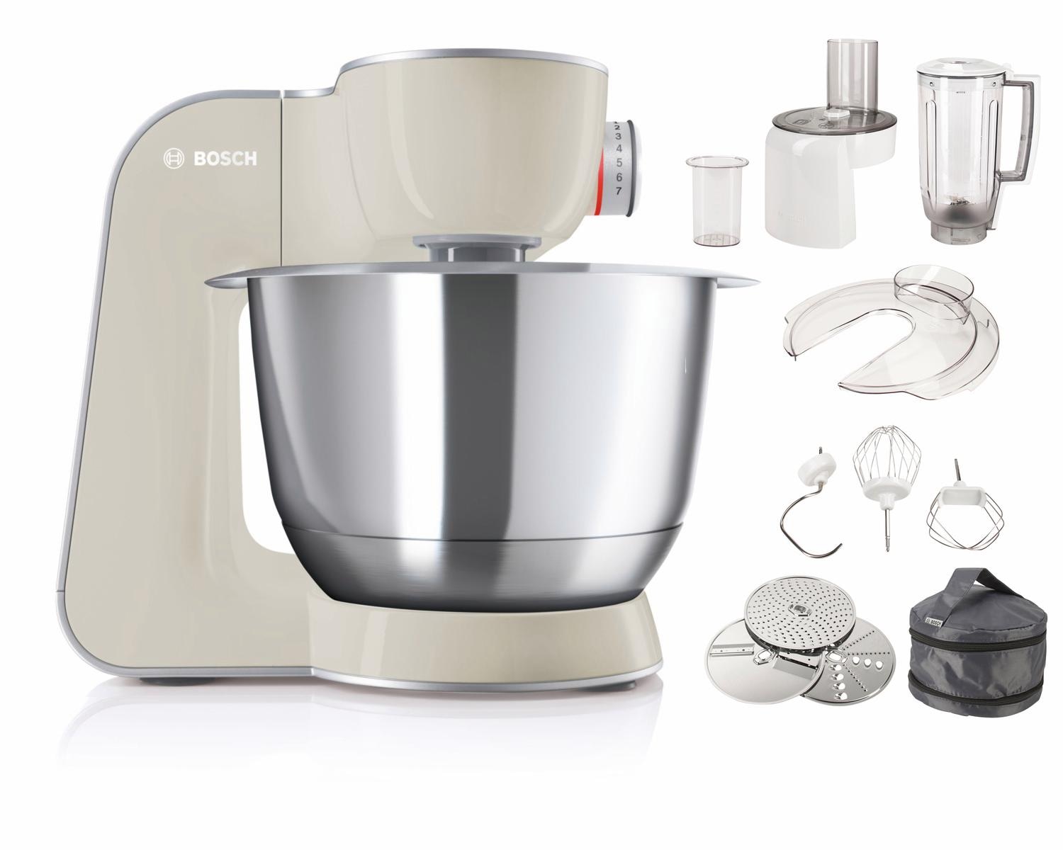 BOSCH Küchenmaschine »MUM5 CreationLine MUM58L20«, vielseitig einsetzbar,  Durchlaufschnitzler, 3 Reibescheiben, Mixer kaufen bei OTTO