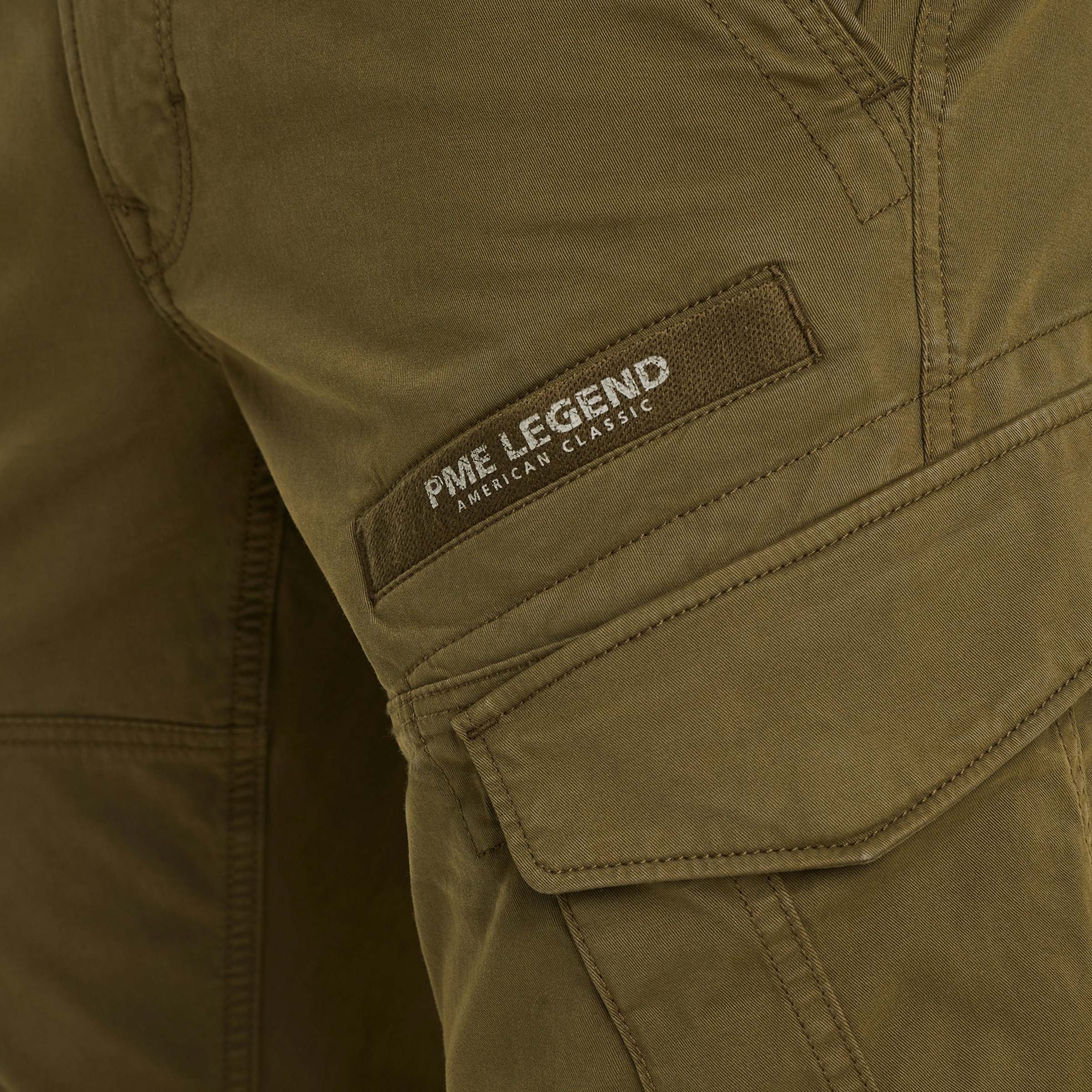 PME LEGEND Cargohose »Nordrop Stretch Twill«, mit Logo Stickerei