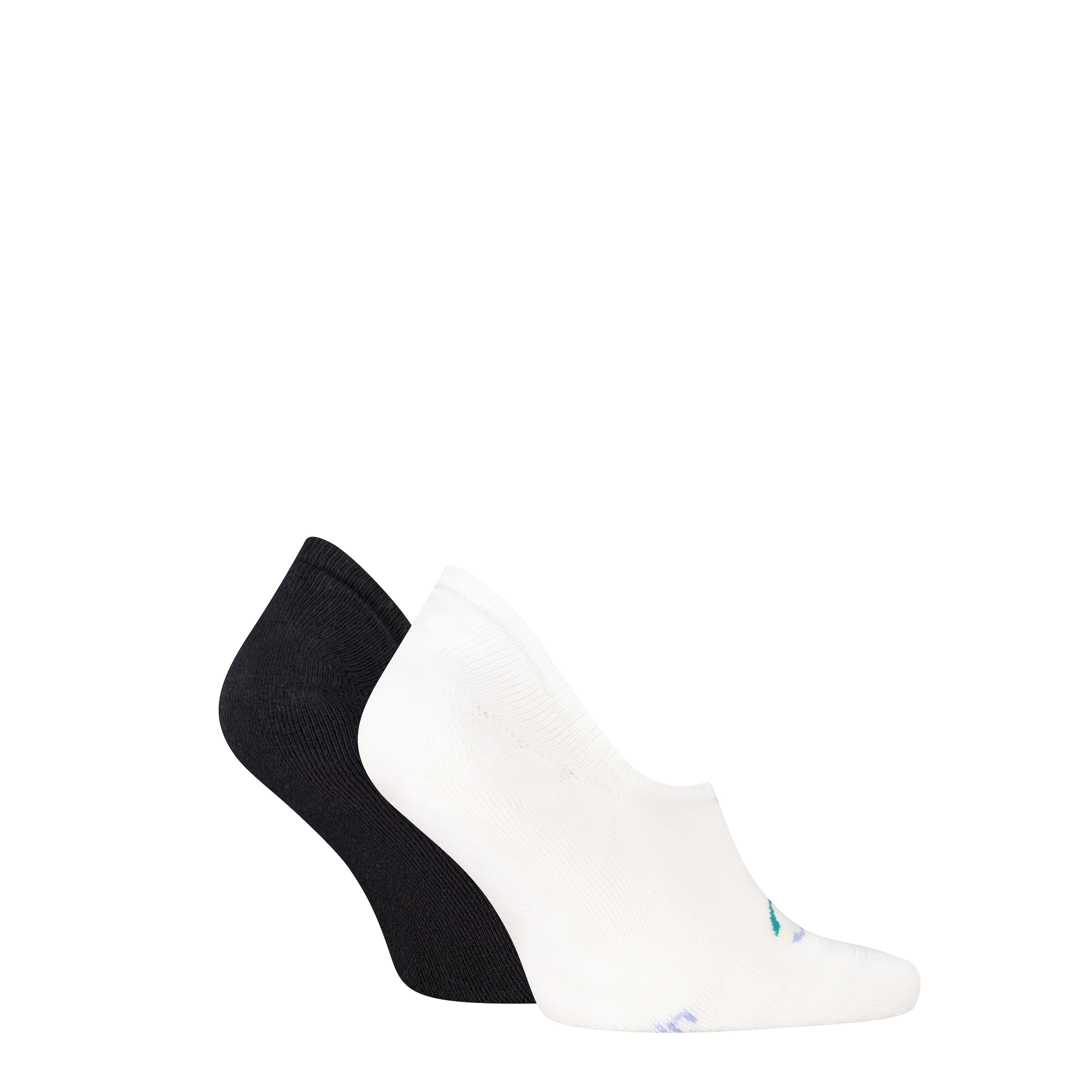 Calvin Klein Jeans Füßlinge »CKJ MEN FOOTIE HIGH CUT 2P MONOGRAM« 2 Paar, 2 Paar tlg. hoch geschnittene Silhouette, Cotton-Mix