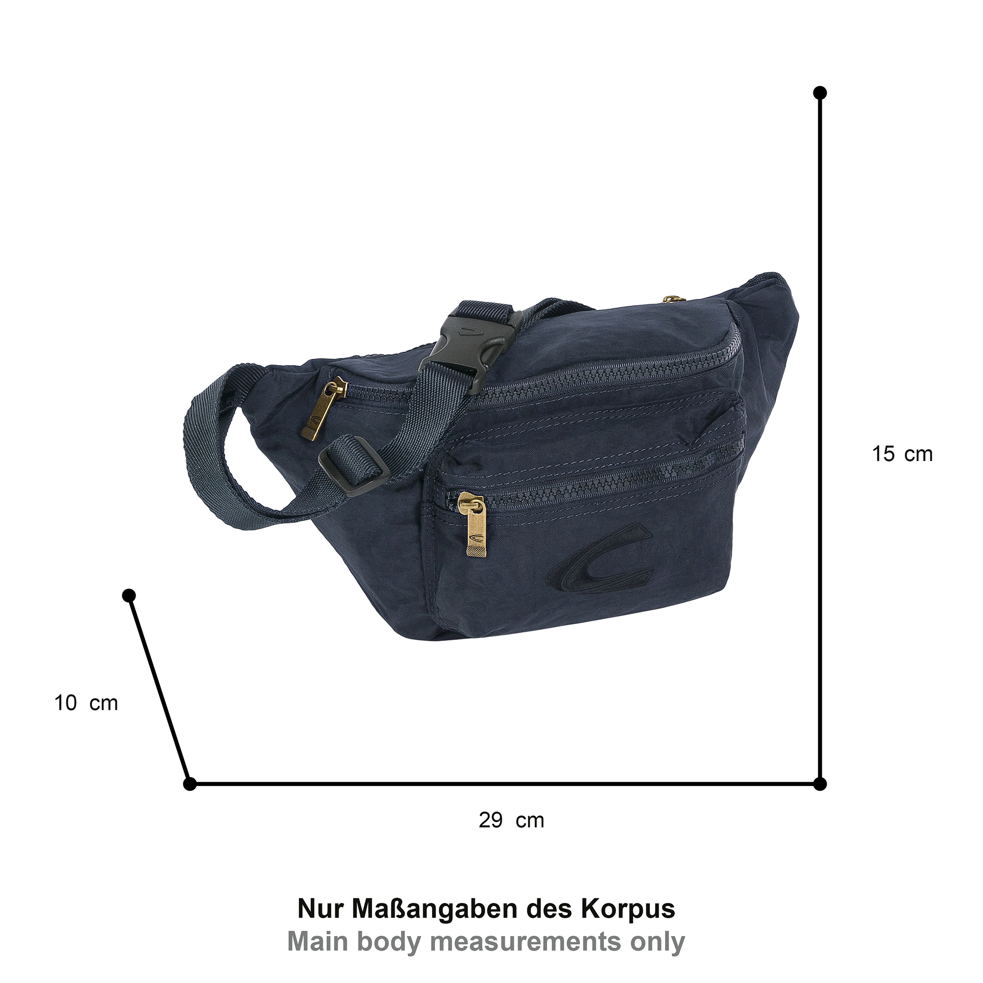 camel active Bauchtasche »Journey« aus leichtem robusten Nylon, funktional perfekt für alle Lebenslagen