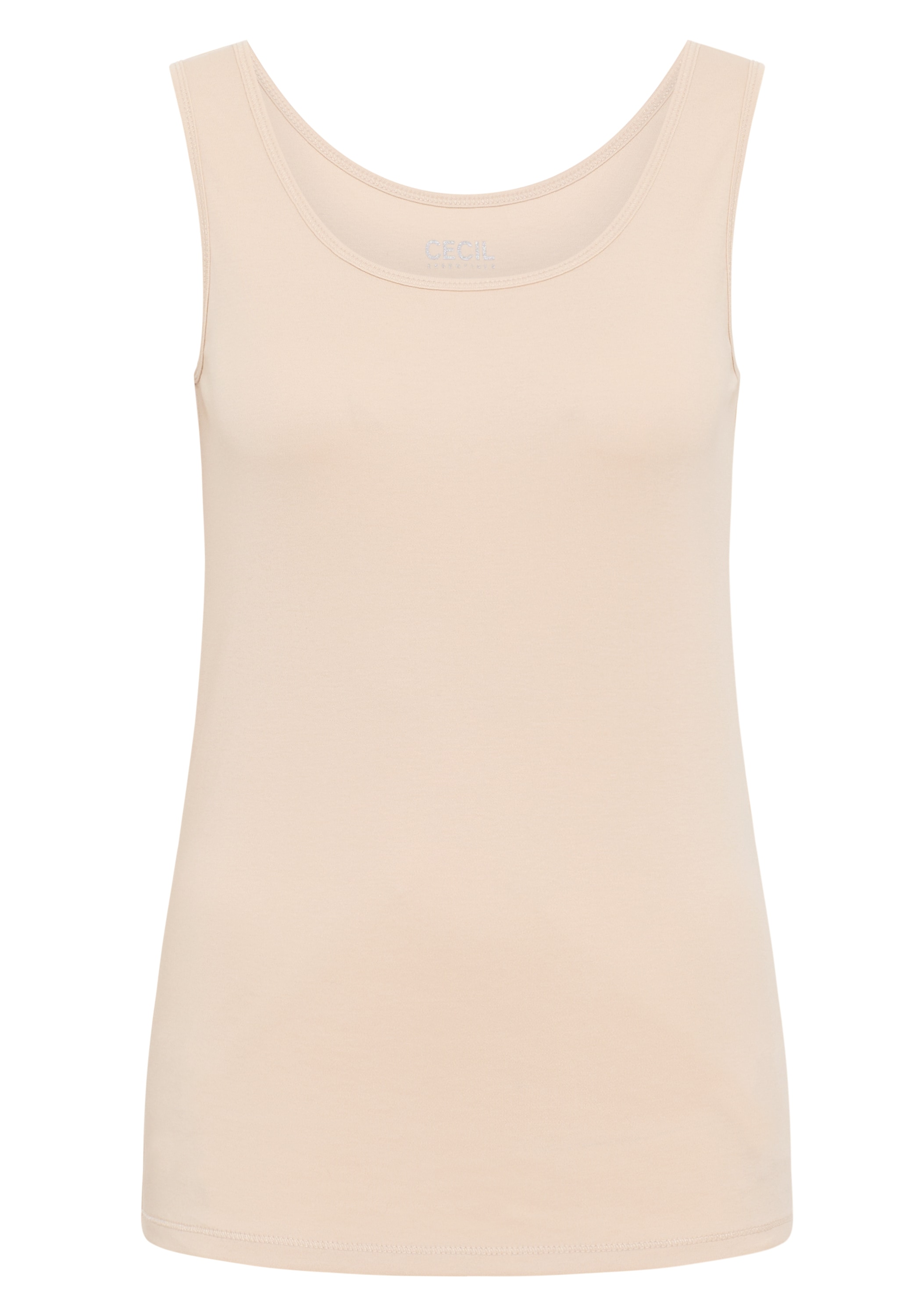 Cecil Shirttop »Style Linda«, in Unifarbe