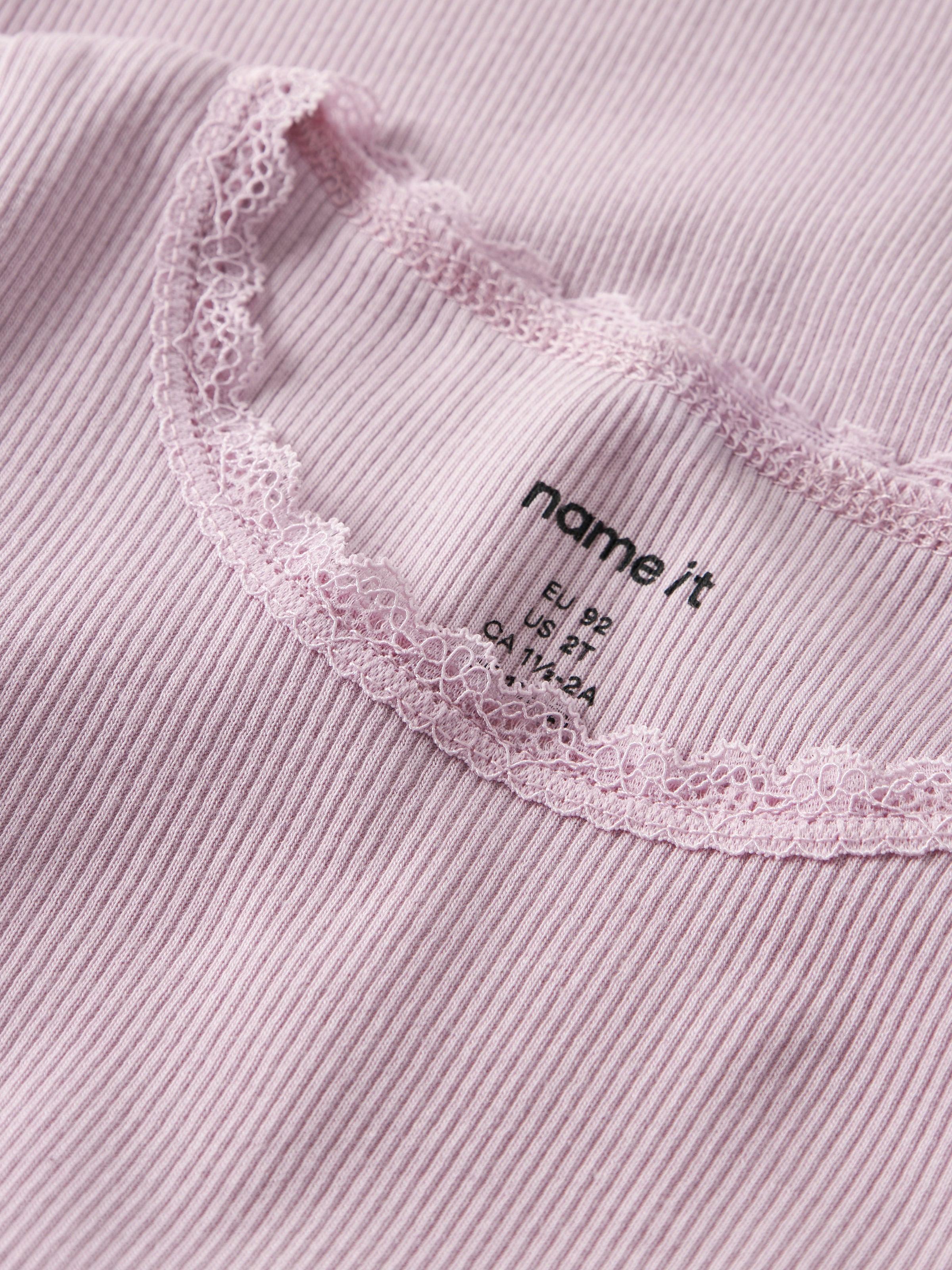 Name It Kurzarmshirt »NMFKAB  TOP NOOS« Baumwollmischung, Spitze, Puffärmel