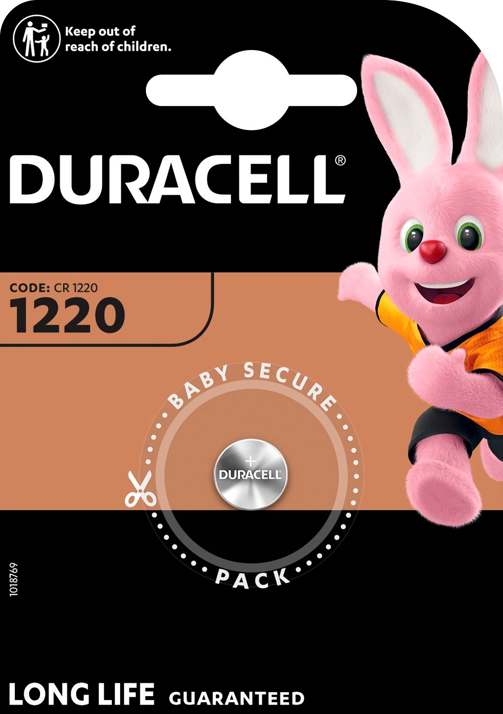 Duracell Knopfzelle »Spezialzellen«, CR1220, 3 V, (1 St.)