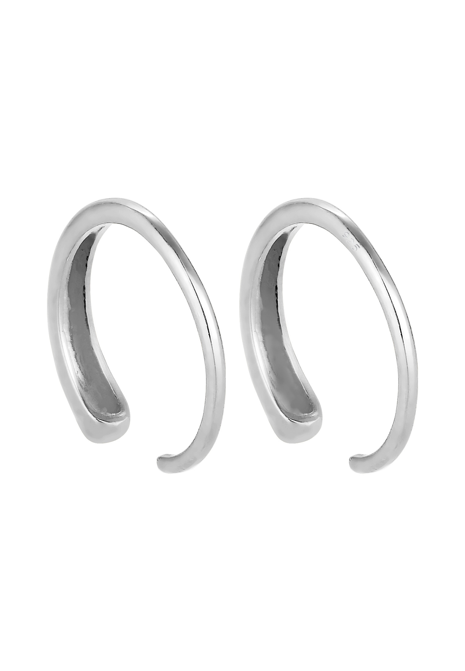 Elli Paar Creolen »Ohrringe Creolen Ohrhänger 925 Sterling Silber«