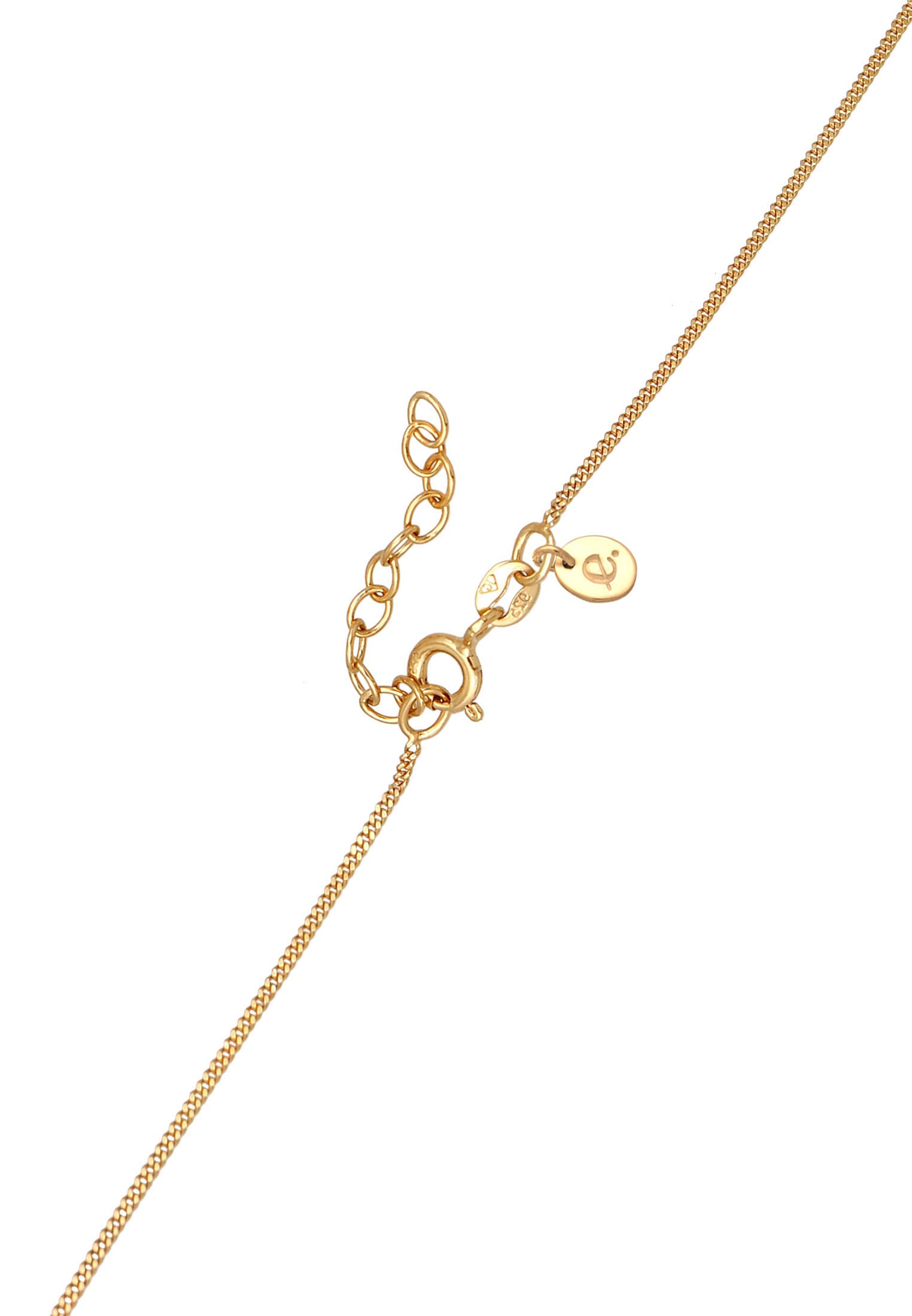 Elli Premium Ohrring und Ketten Set »Schmuckset Kette Creolen Rosa Quarz Stein 925 Silber«
