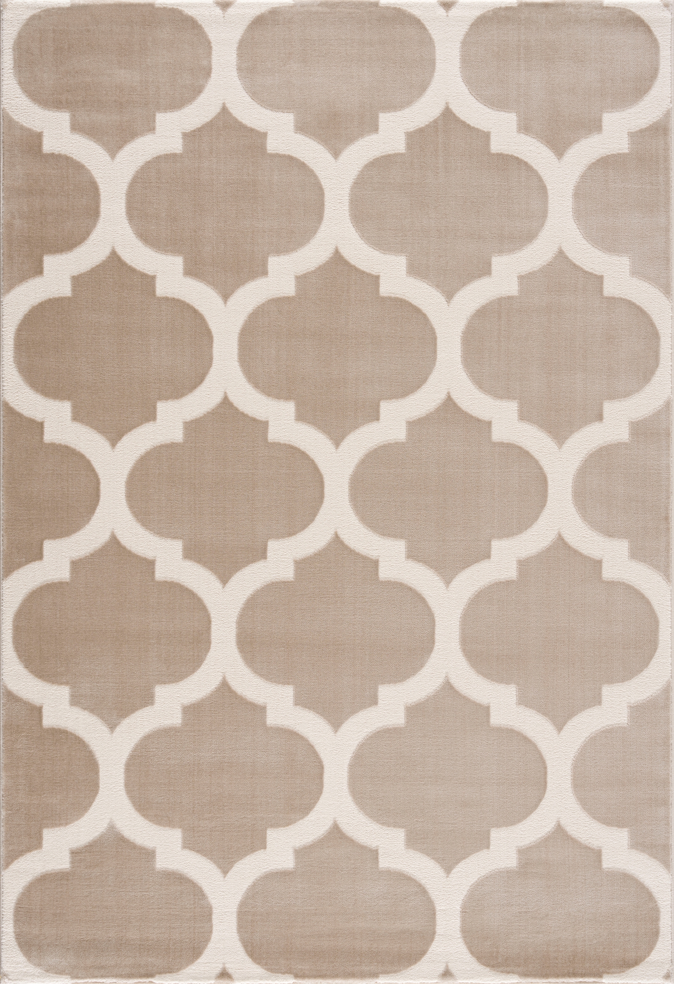 Home affaire Teppich »Fenris«, rechteckig, 12 mm Höhe, Konturenschnitt, 3D-Design, flacher Teppich, Kurzflor, weich, elegant