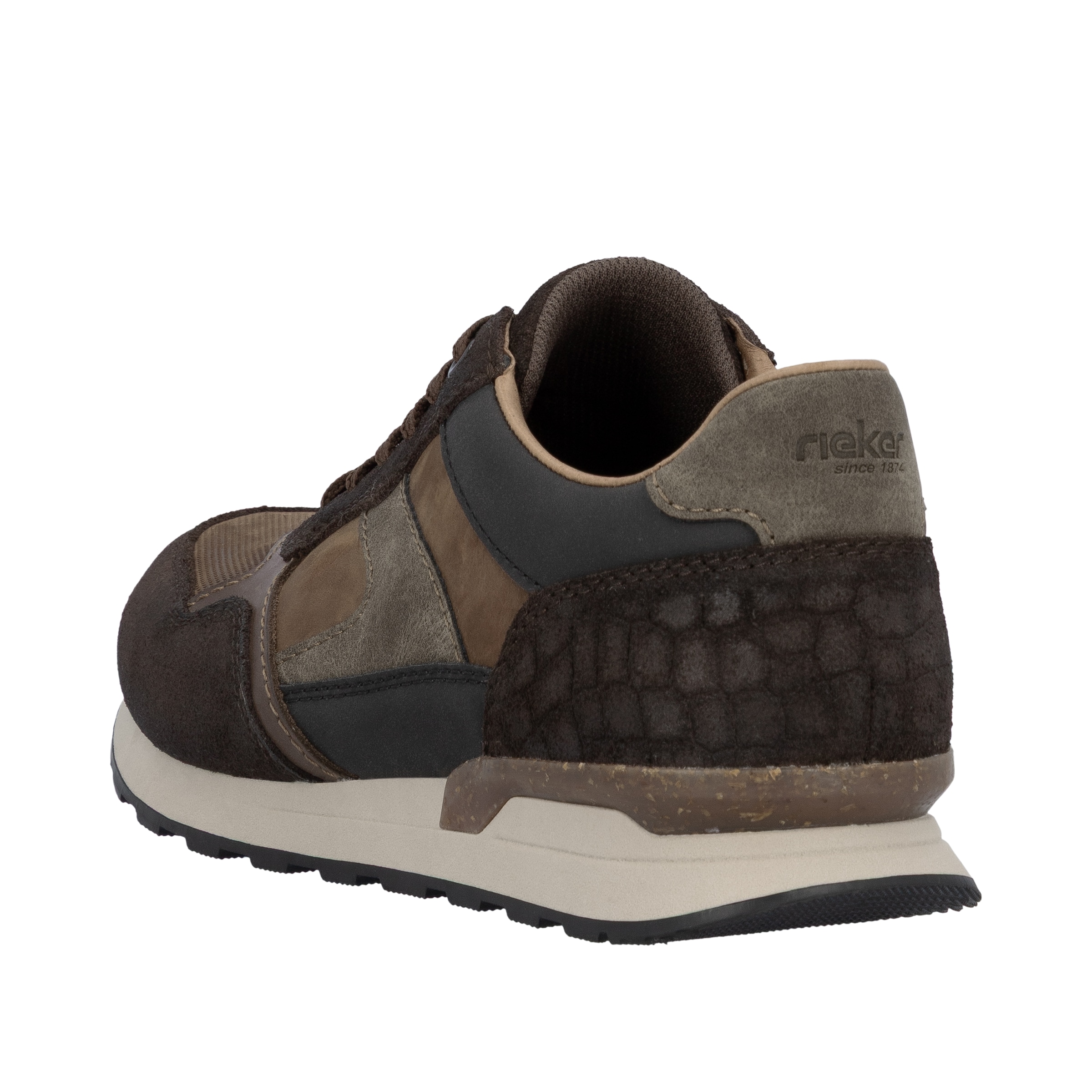 Rieker Sneaker  Halbschuh, Schnürschuh, Freizeitsneaker mit weichem Schaftrand