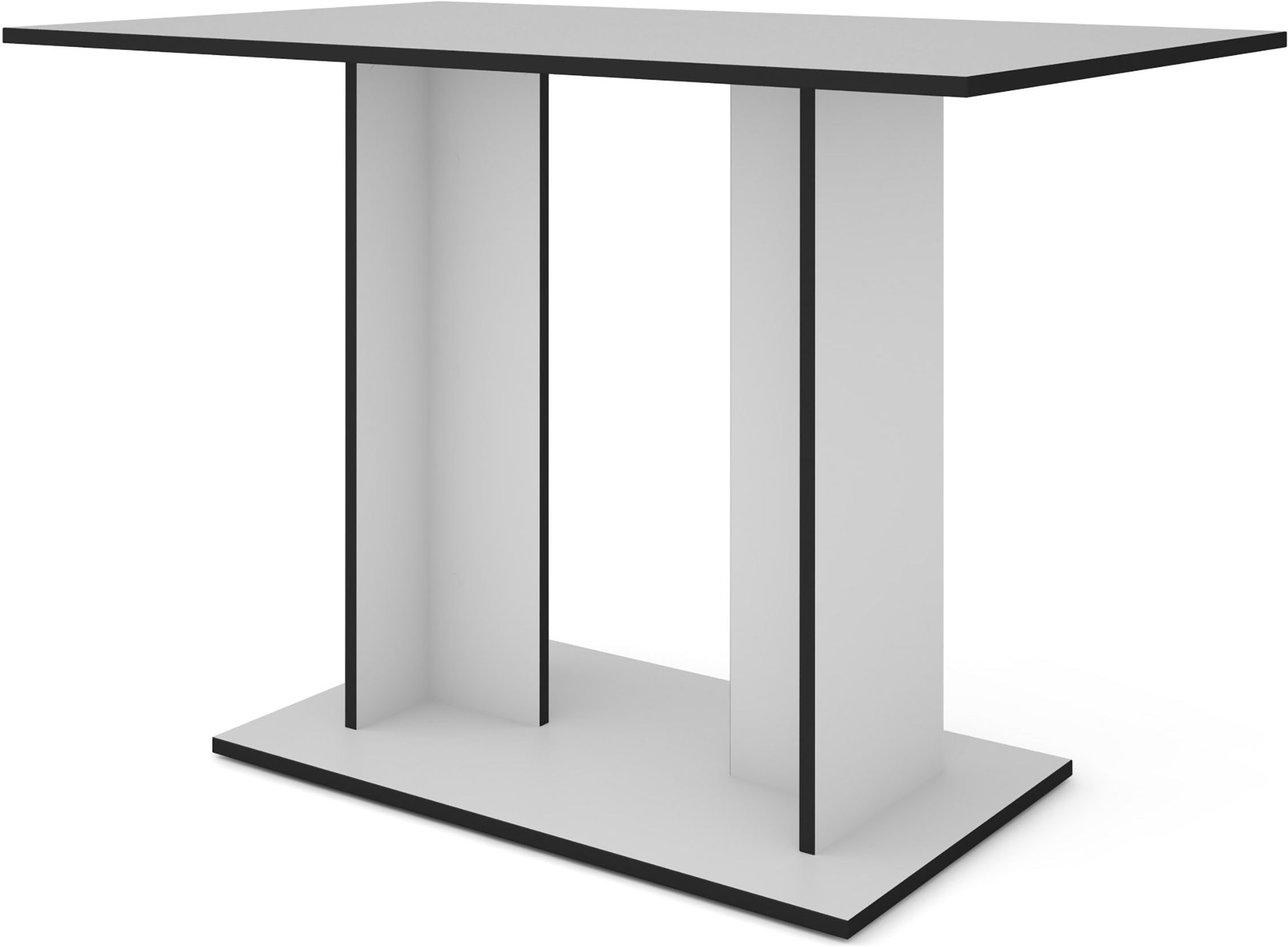 byLIVING Esstisch »TOM« Artisan Eiche oder Weiß, 100 kg, 4 Sitzplätze, Säule: 25 x 56,6 cm